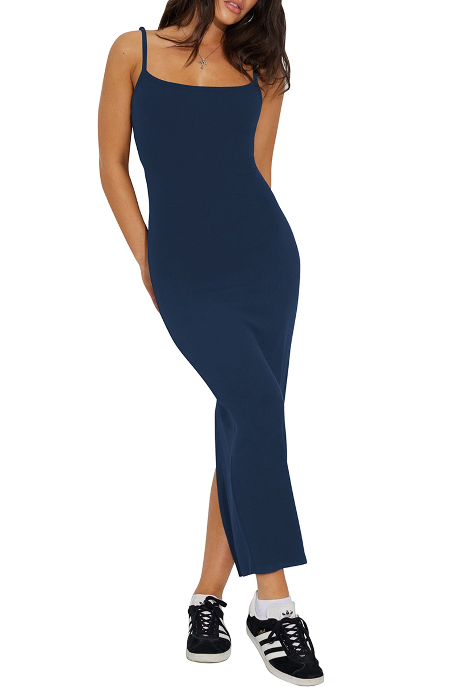 Cakulo Women's Sexy Bodycon Midi Dress