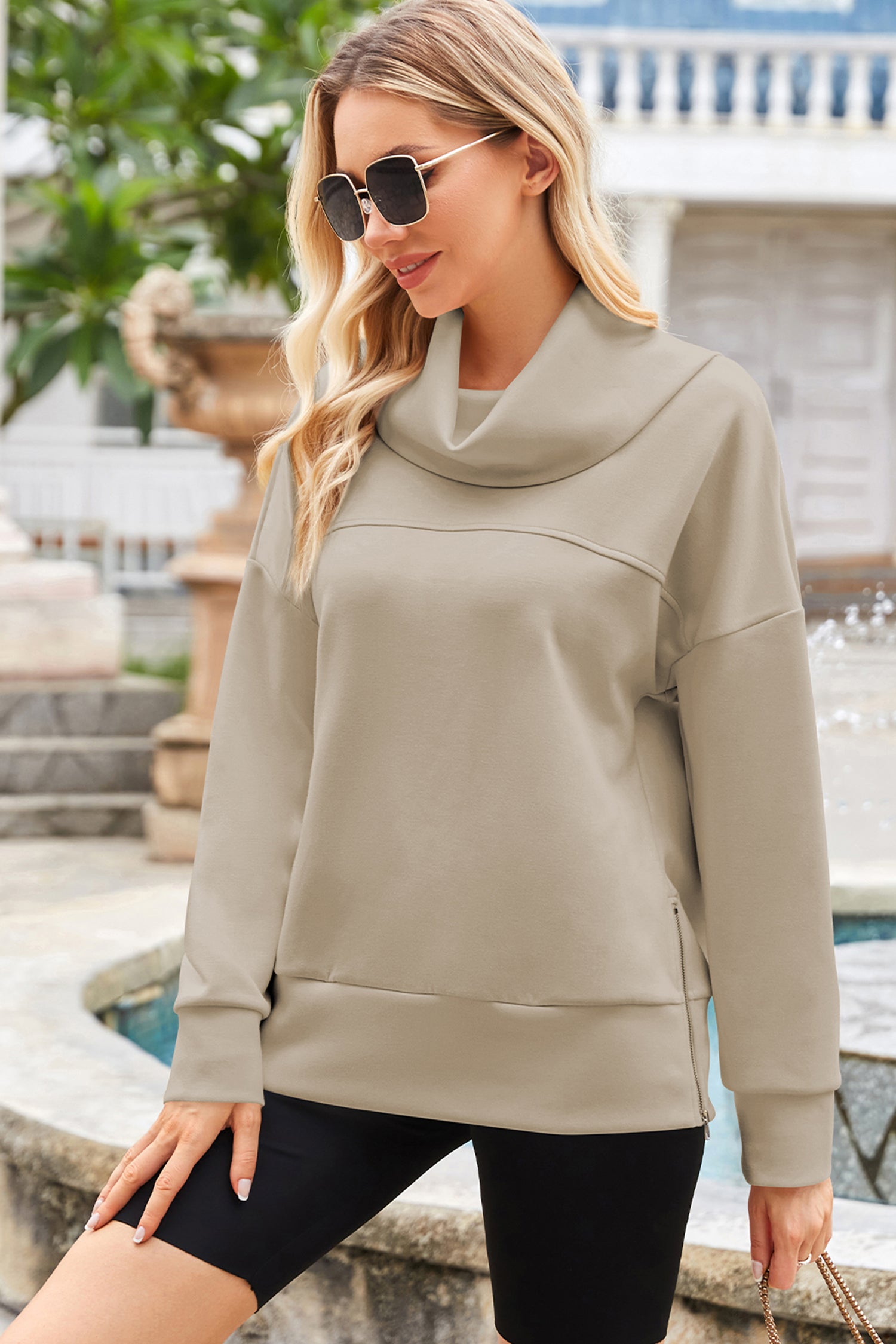 Cakulo Women's Oversized Fall Sweatshirt