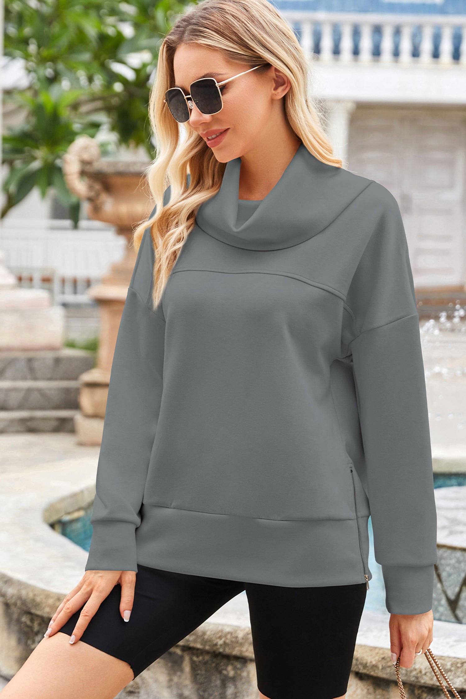 Cakulo Women's Oversized Fall Sweatshirt
