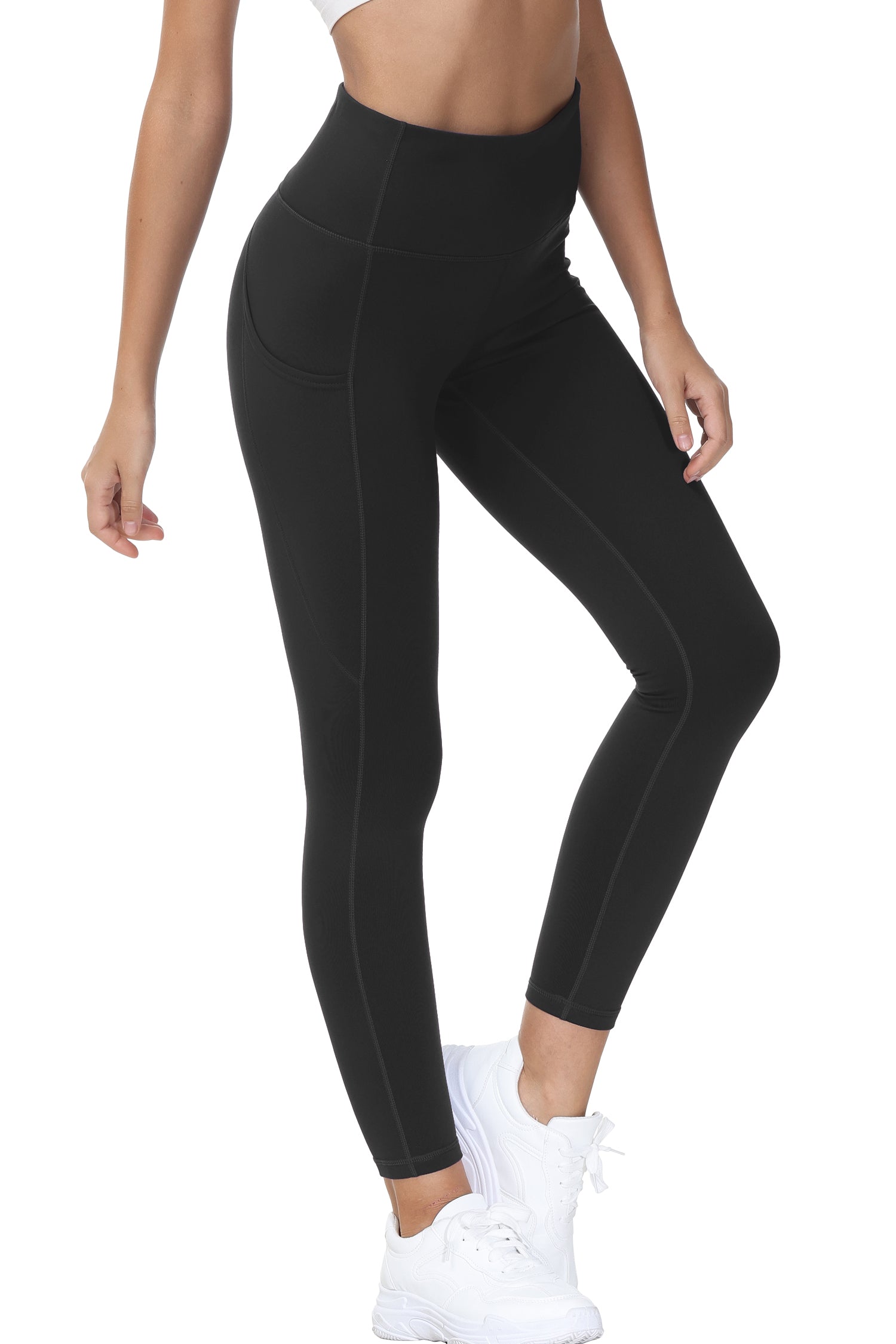 Cakulo High Waisted Leggings for Women-Soft Athletic Tummy Control Pants for Running Yoga