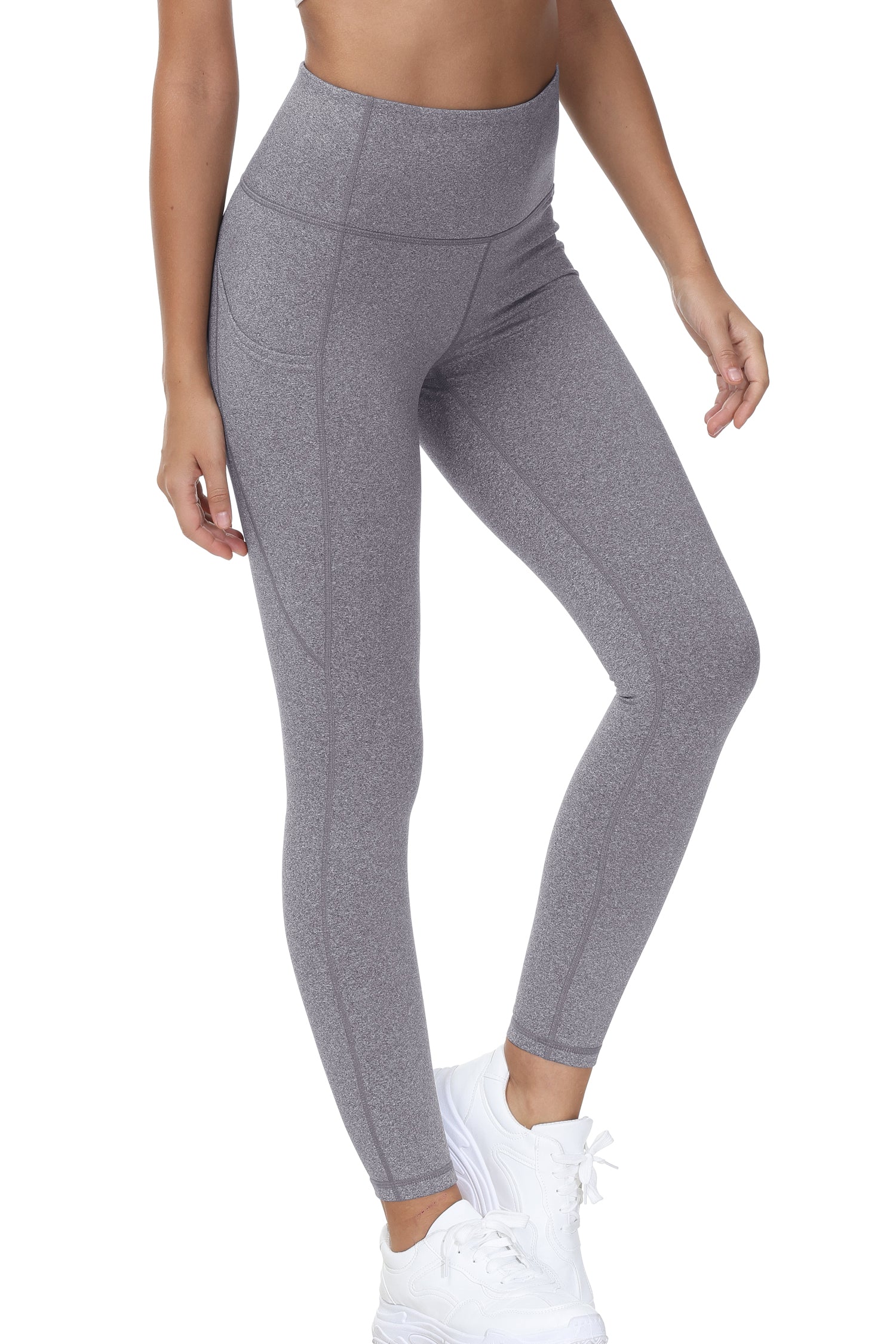 Cakulo High Waisted Leggings for Women-Soft Athletic Tummy Control Pants for Running Yoga