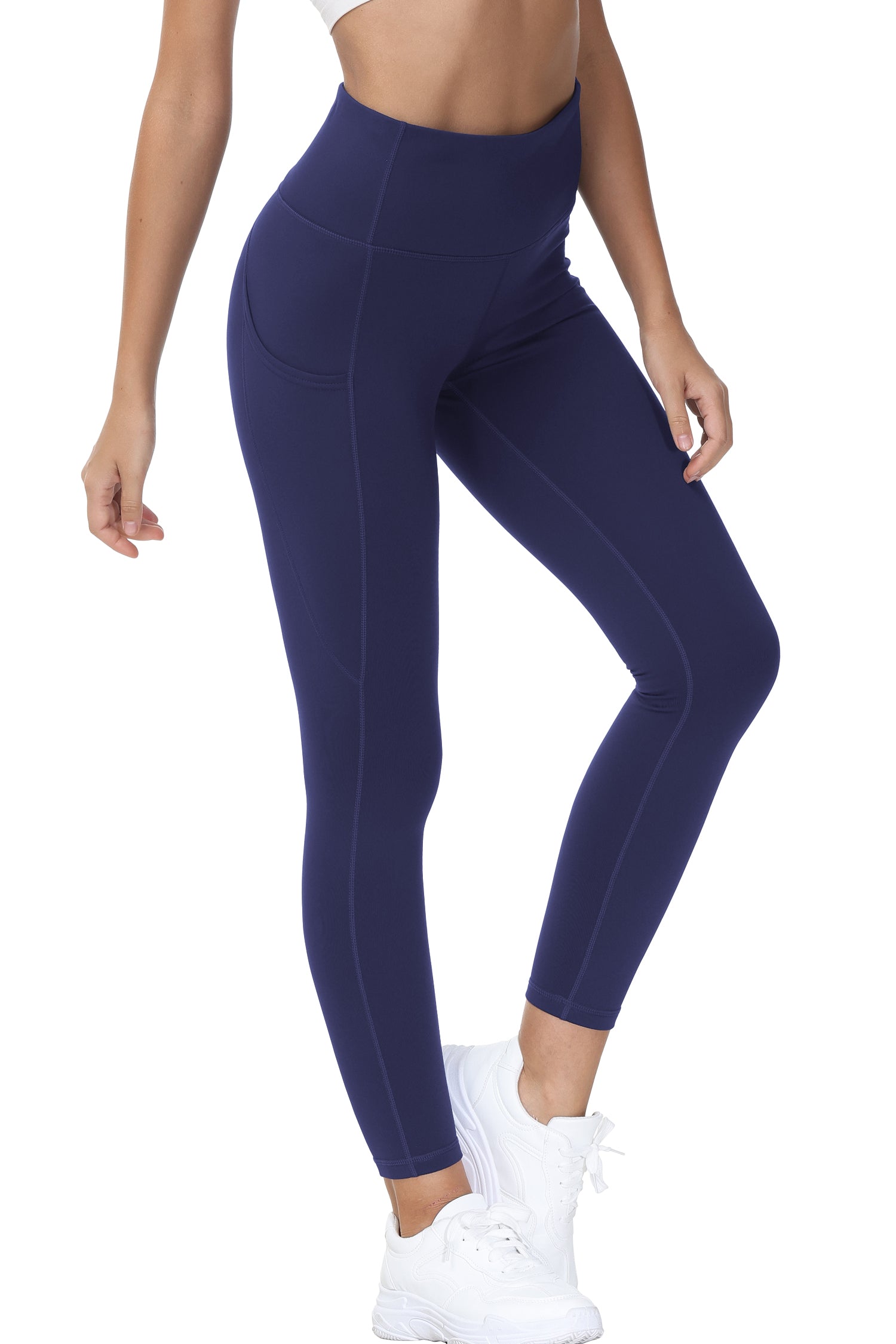 Cakulo High Waisted Leggings for Women-Soft Athletic Tummy Control Pants for Running Yoga