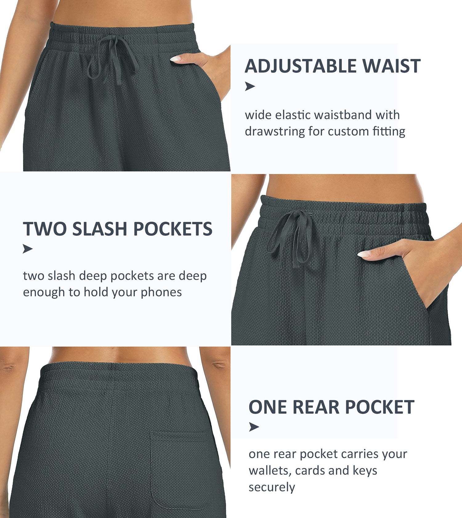 Cakulo Women's Cotton Capris