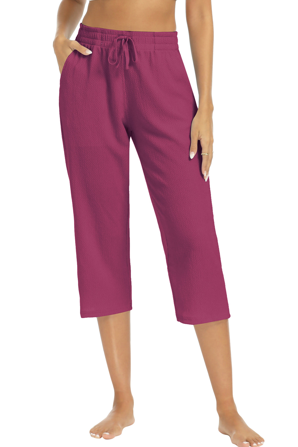 Cakulo Women's Cotton Capris