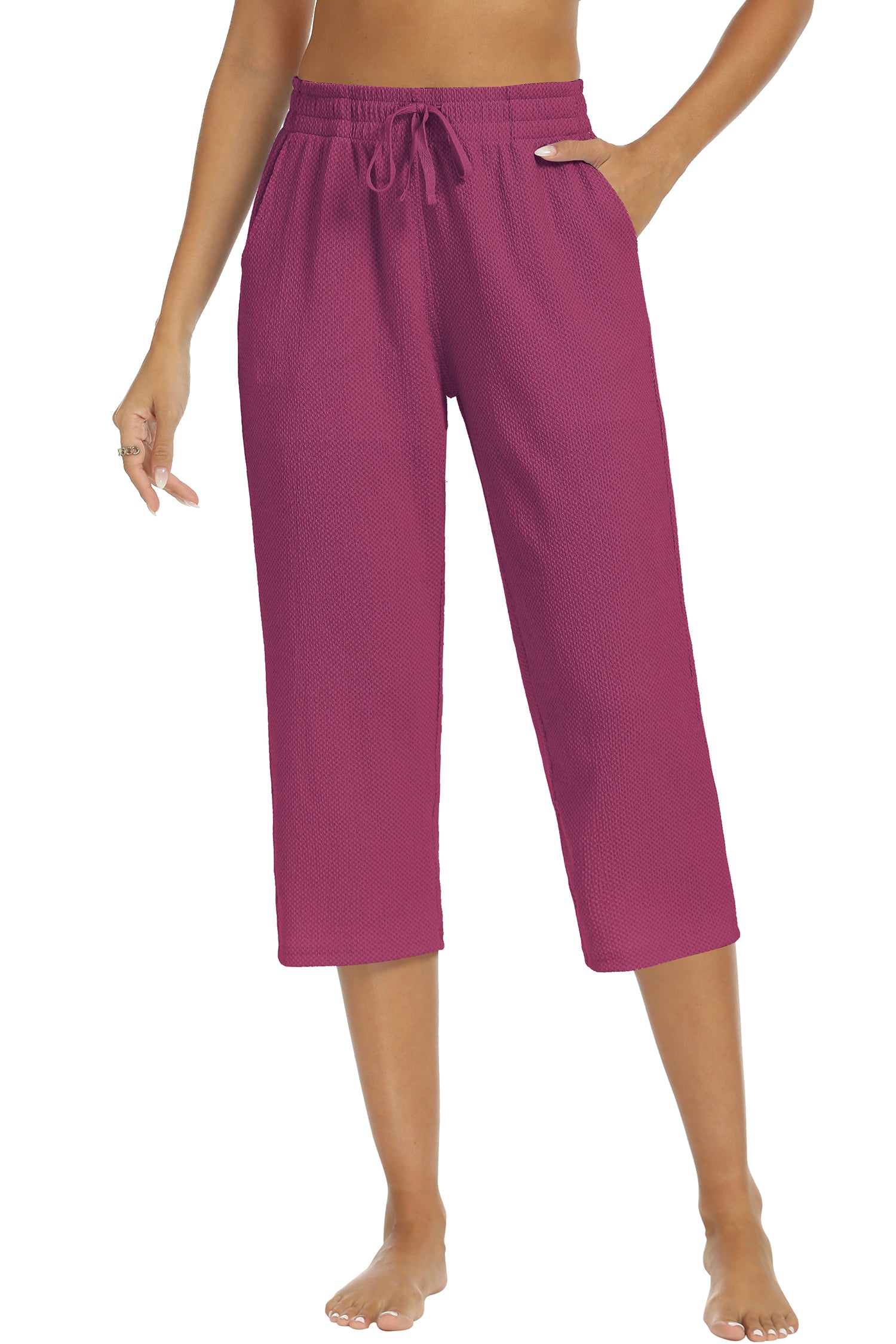Cakulo Women's Cotton Capris