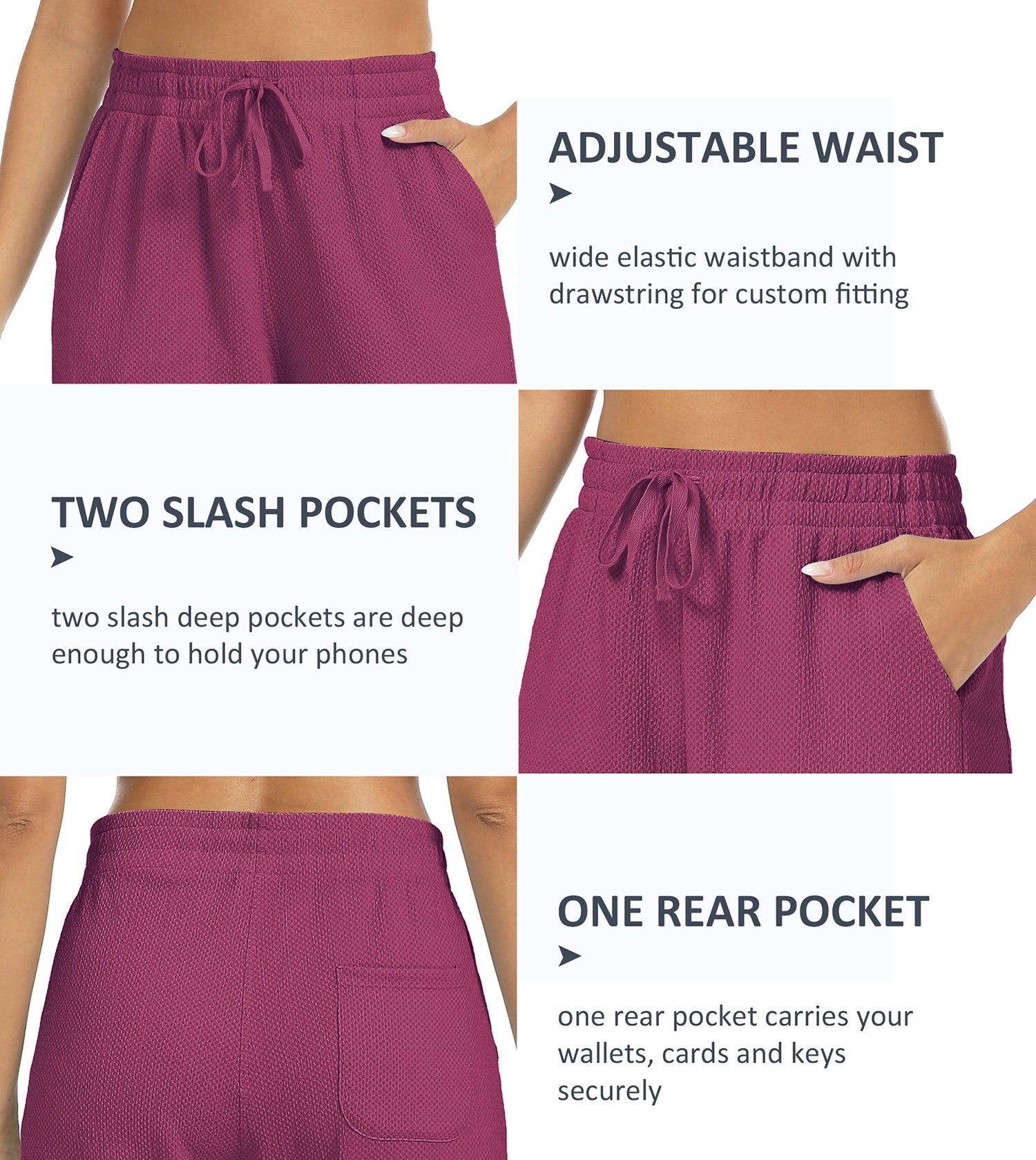 Cakulo Women's Cotton Capris