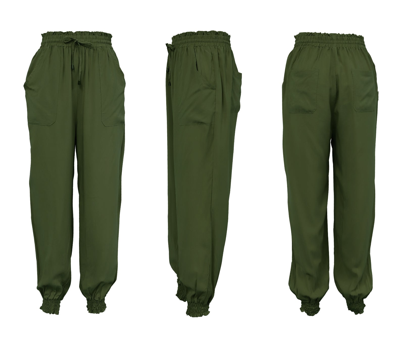 Cakulo Women's Casual Drawstring Joggers