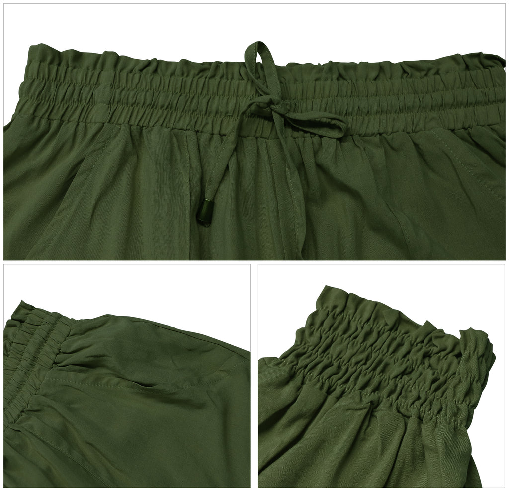 Cakulo Women's Casual Drawstring Joggers