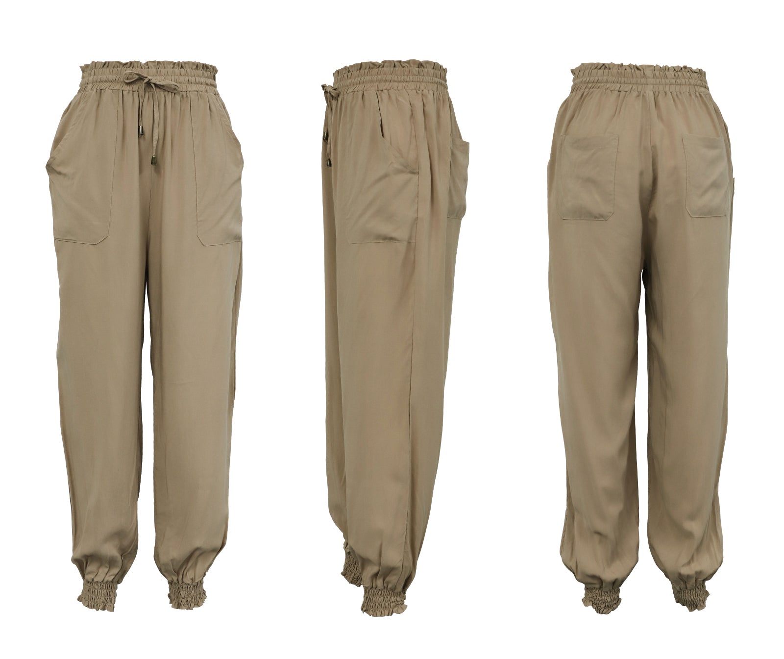 Cakulo Women's Casual Drawstring Joggers