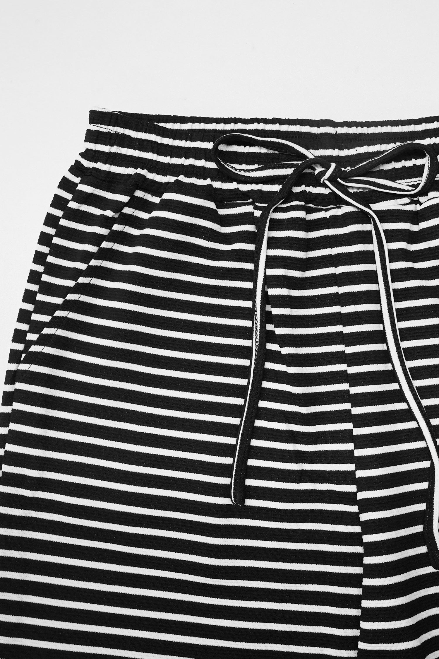 Cakulo Women's Striped High-Waist Y2K Lounge Pants with Pockets