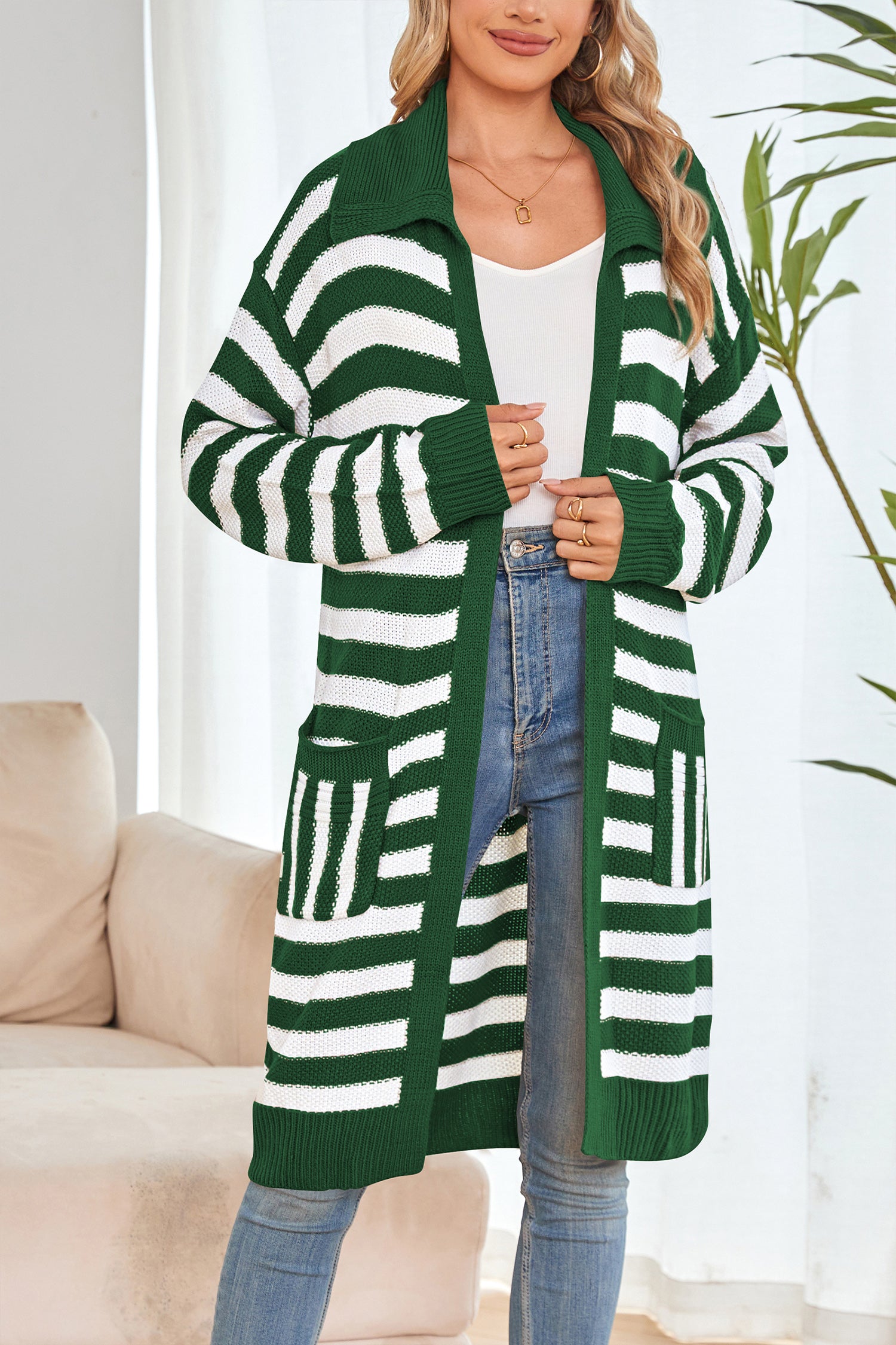 Cakulo Women's Oversized Knit Cardigan