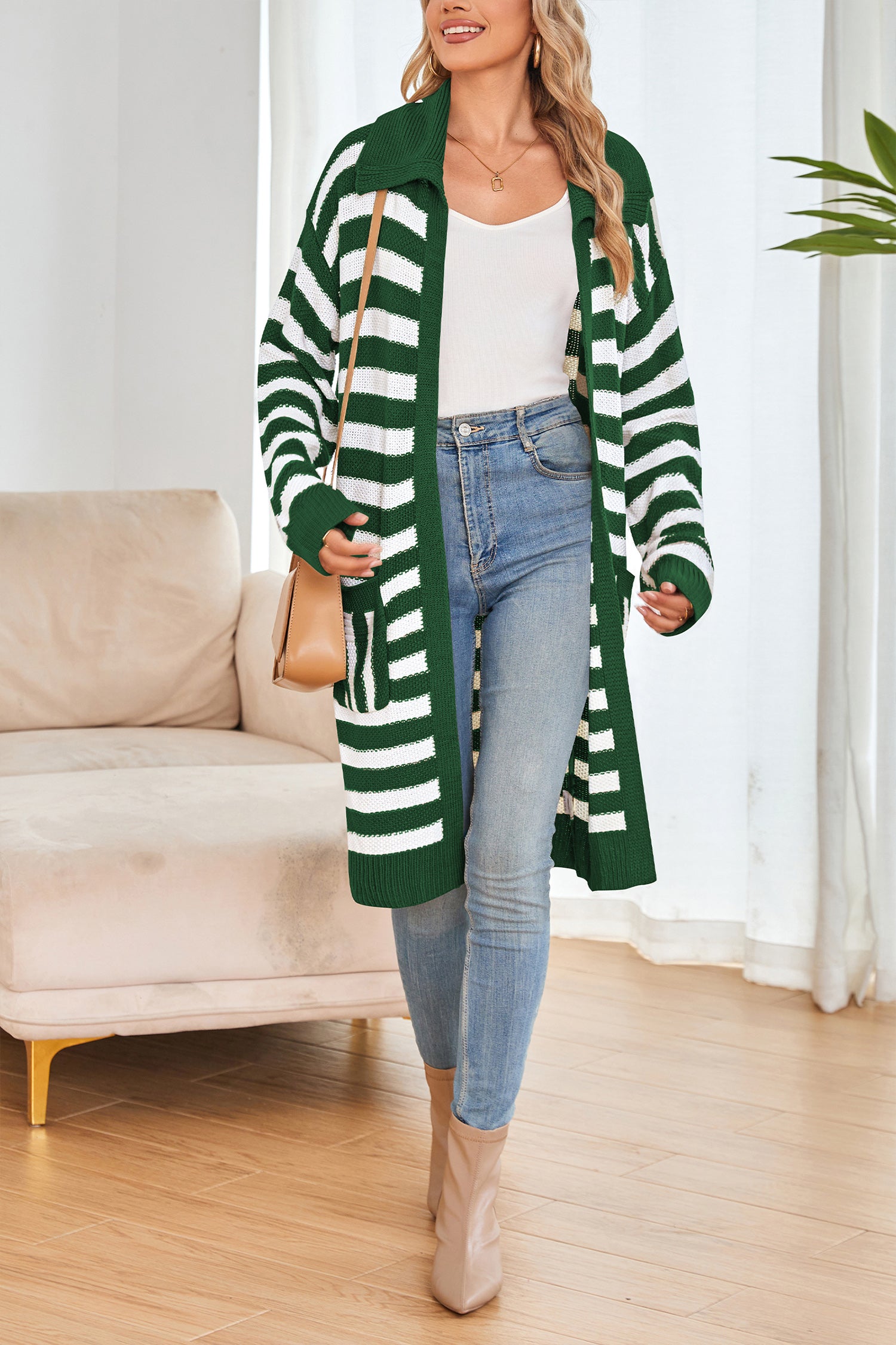 Cakulo Women's Oversized Knit Cardigan