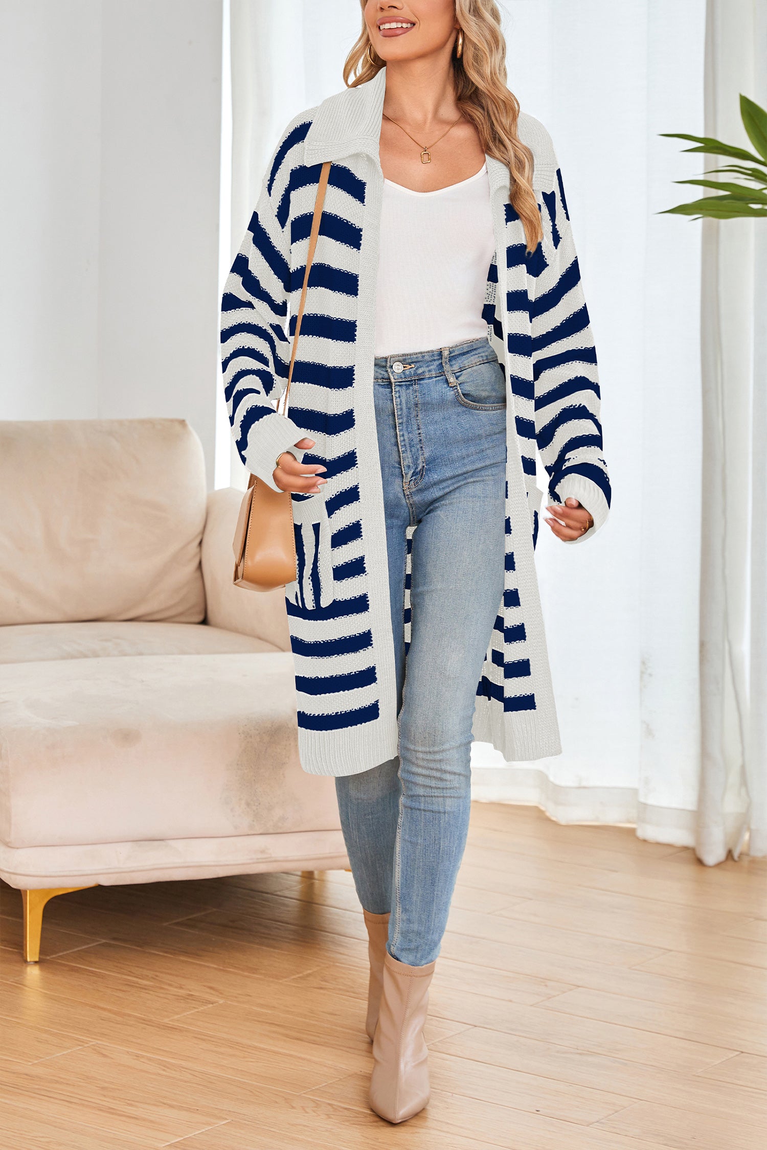 Cakulo Women's Oversized Knit Cardigan