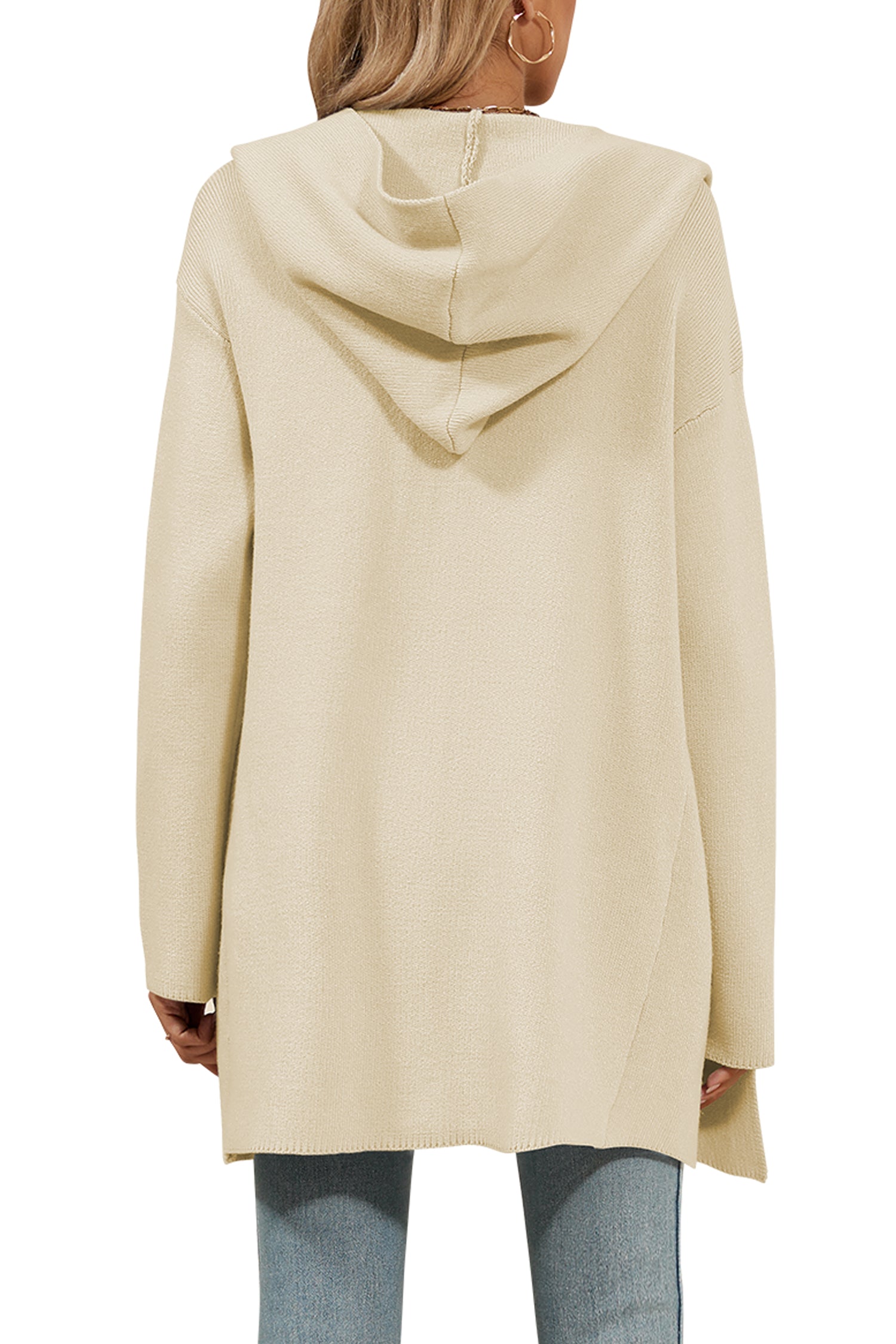 Cakulo Women's Oversized Hooded Cardigan Sweater