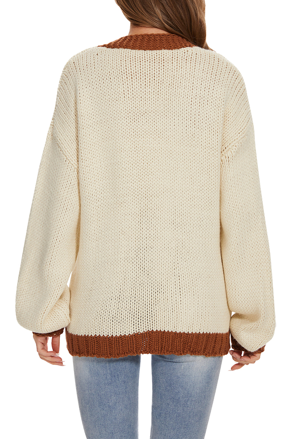 Cakulo Women's Oversized Chunky Knit Cardigan