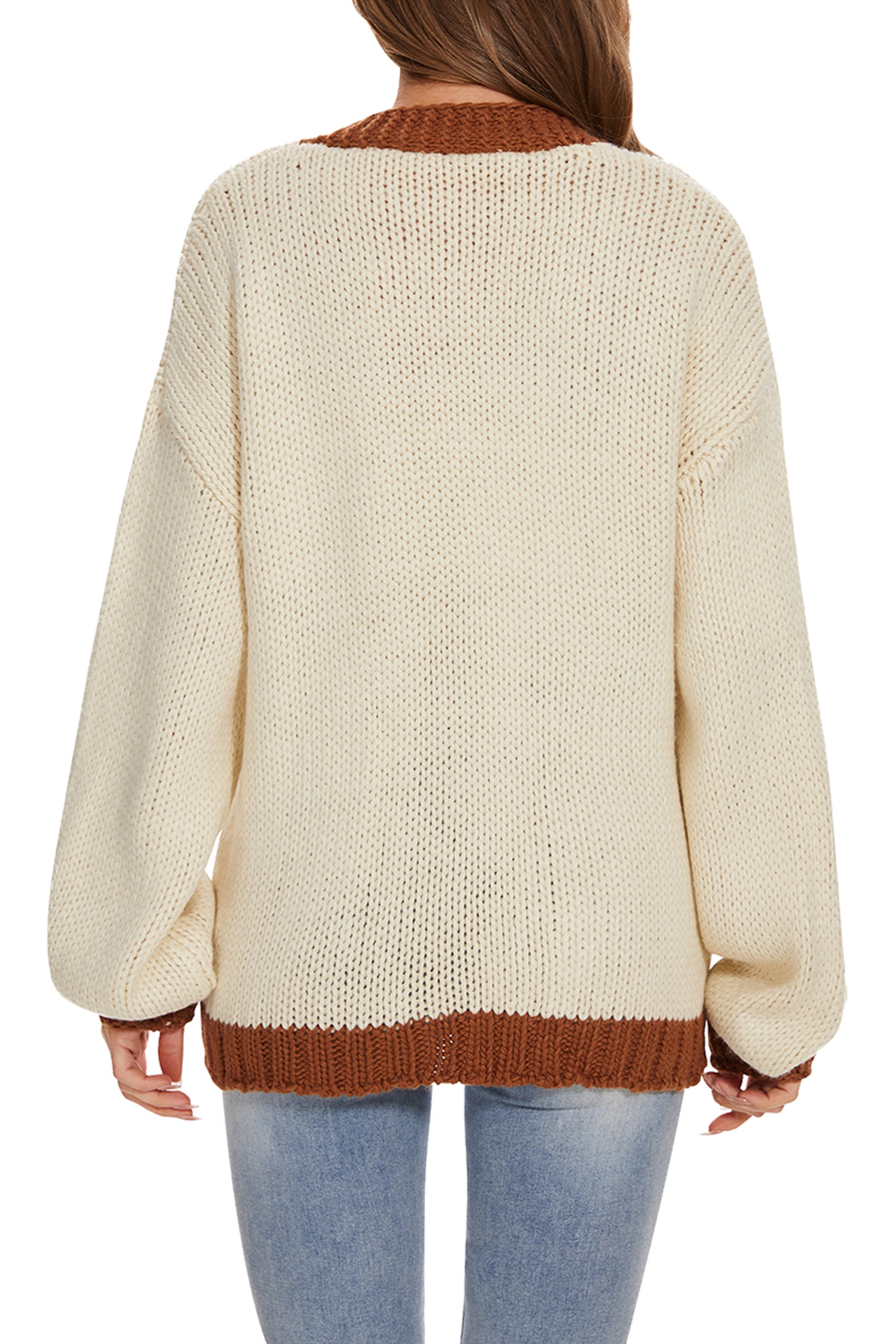Cakulo Women's Oversized Chunky Knit Cardigan