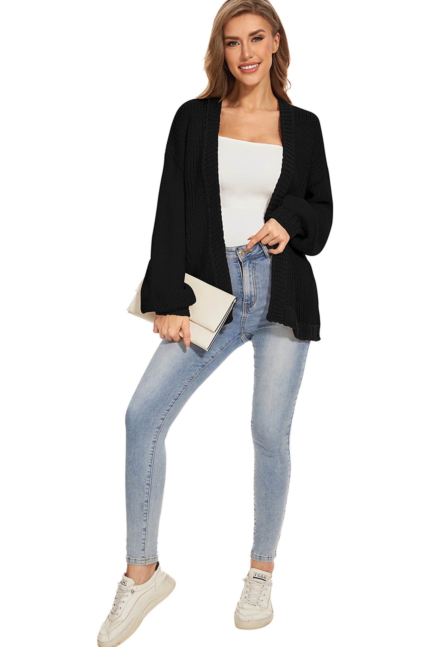 Cakulo Women's Oversized Chunky Knit Cardigan