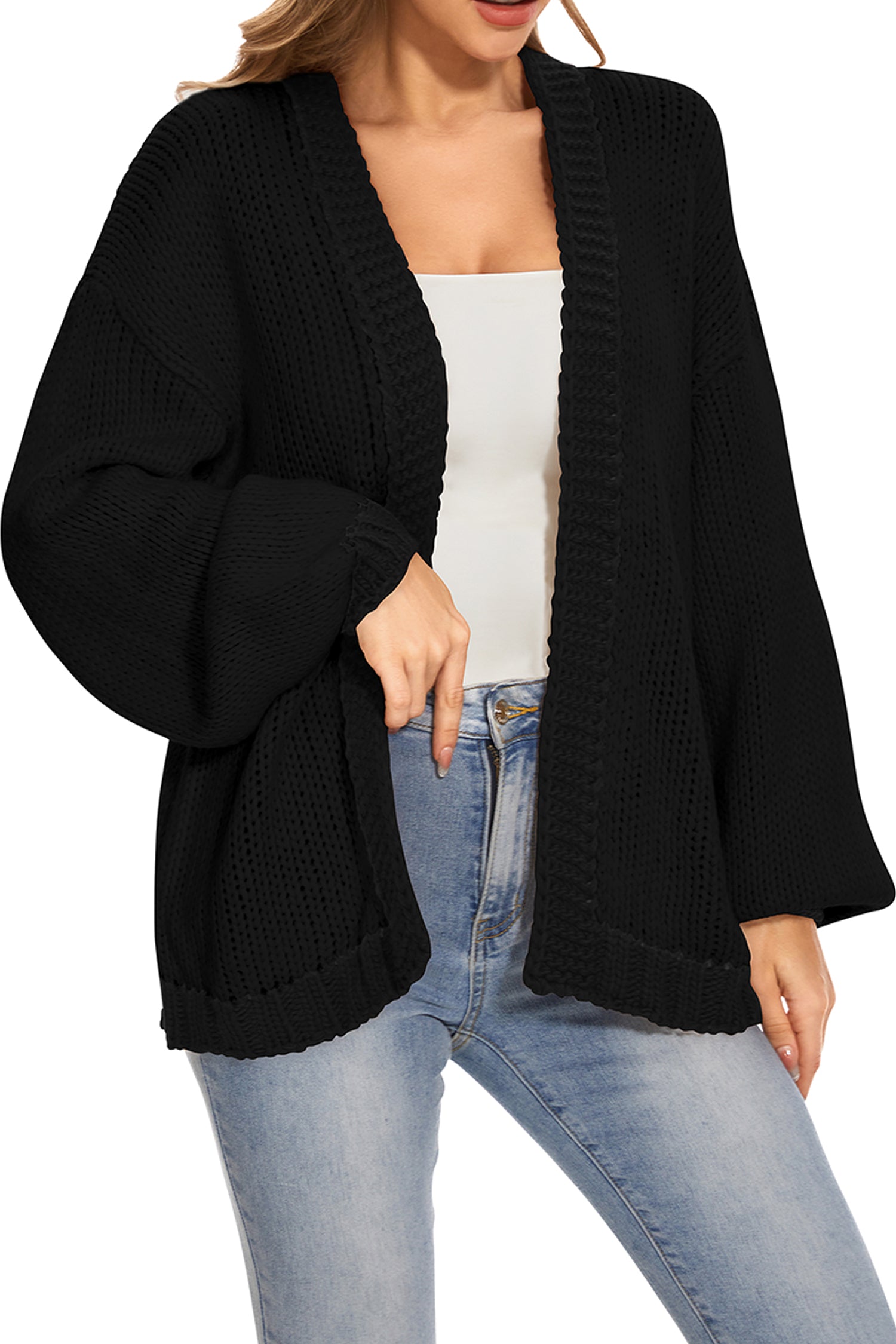 Cakulo Women's Oversized Chunky Knit Cardigan