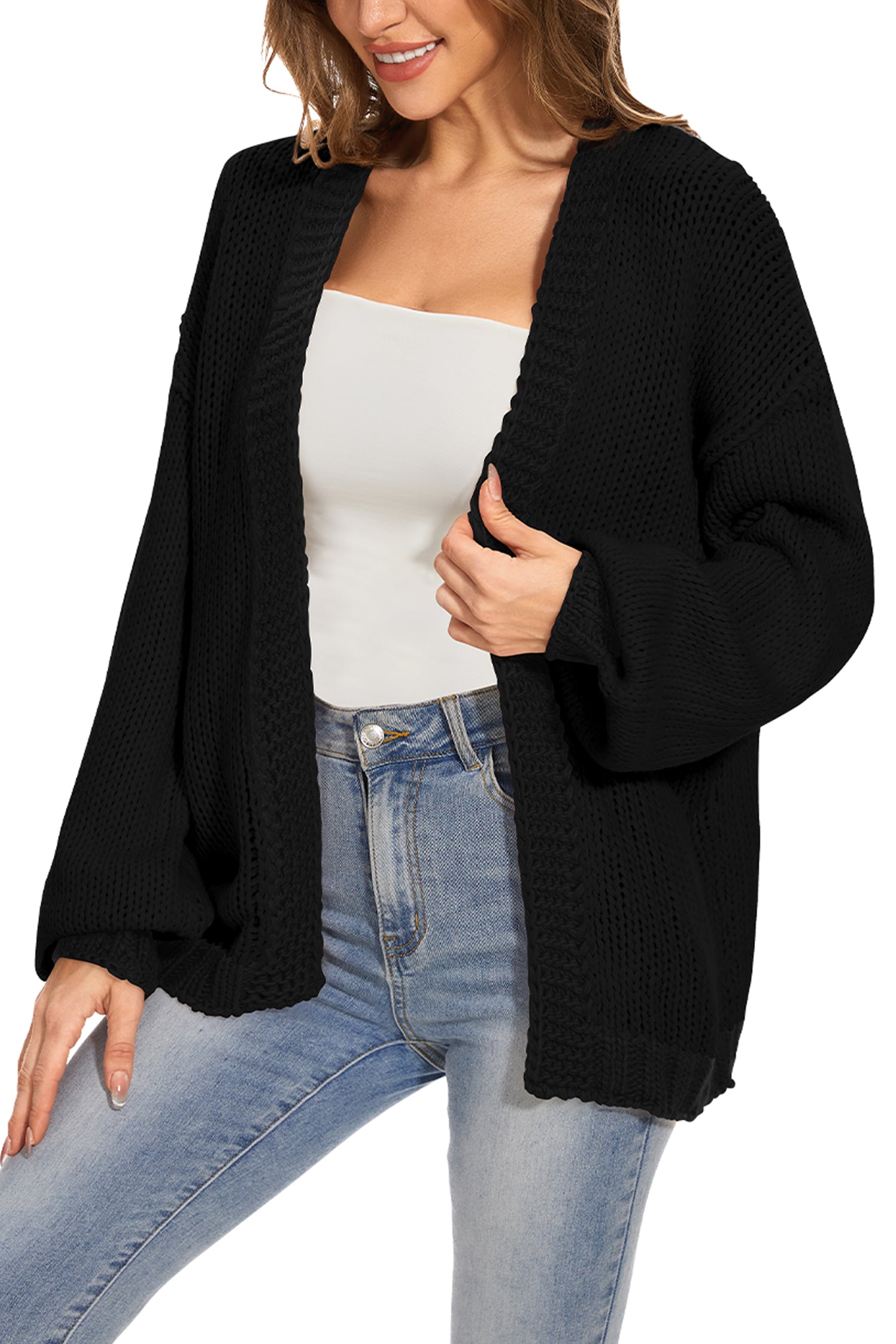 Cakulo Women's Oversized Chunky Knit Cardigan