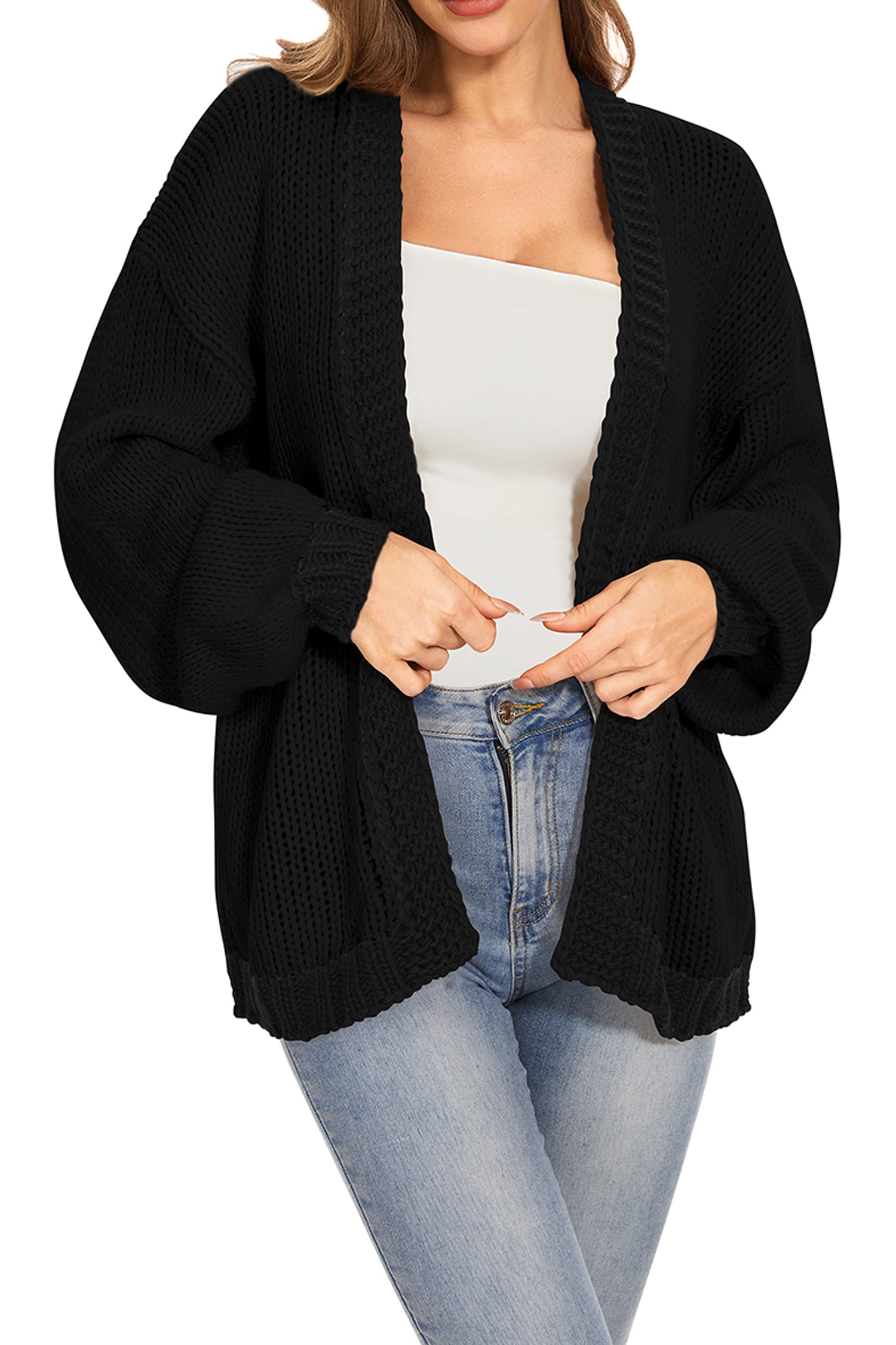 Cakulo Women's Oversized Chunky Knit Cardigan