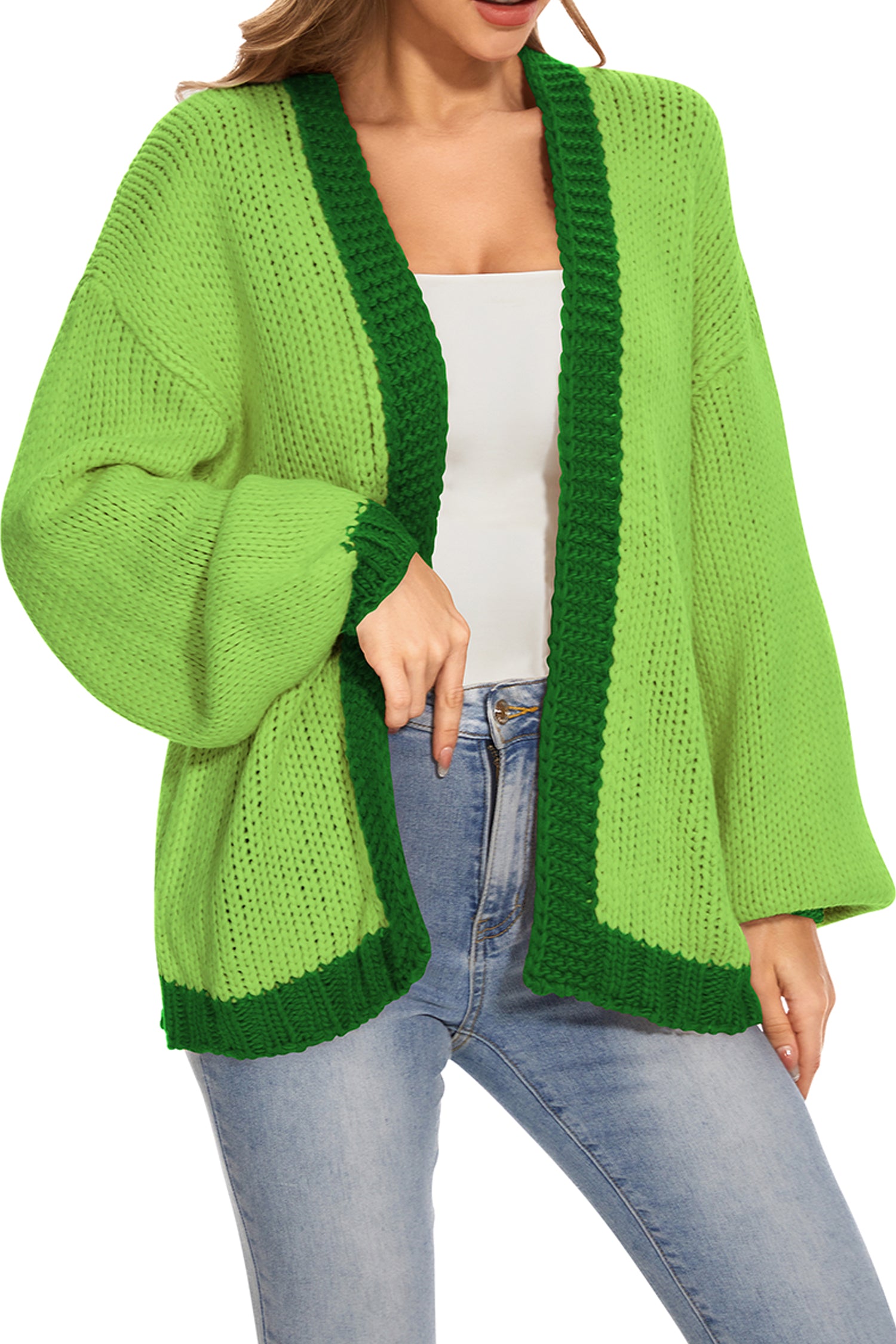Cakulo Women's Oversized Chunky Knit Cardigan