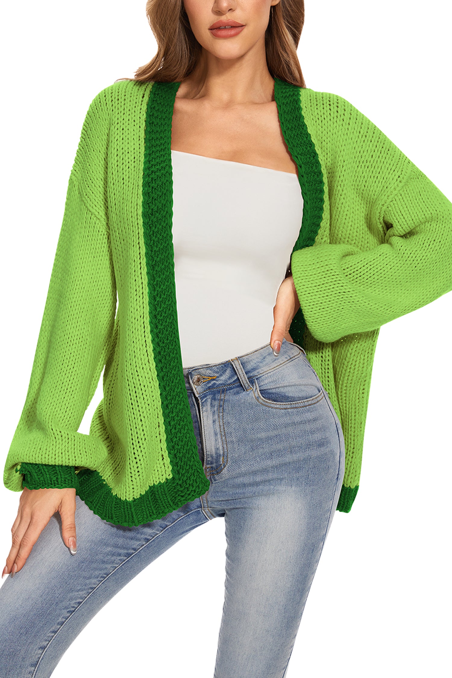 Cakulo Women's Oversized Chunky Knit Cardigan