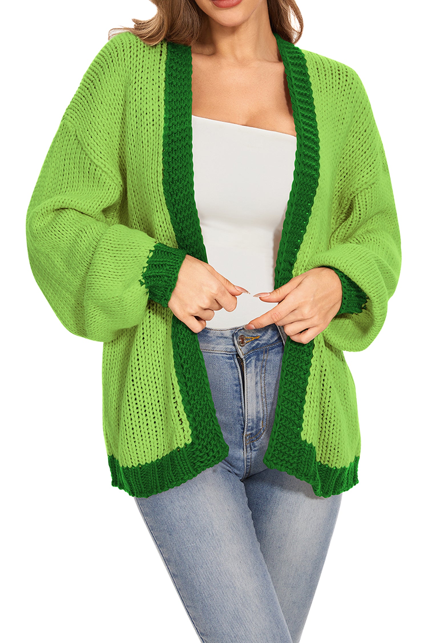 Cakulo Women's Oversized Chunky Knit Cardigan