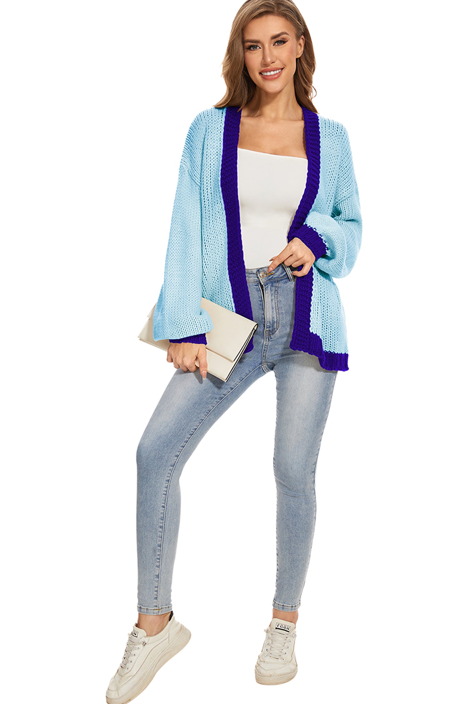 Cakulo Women's Oversized Chunky Knit Cardigan