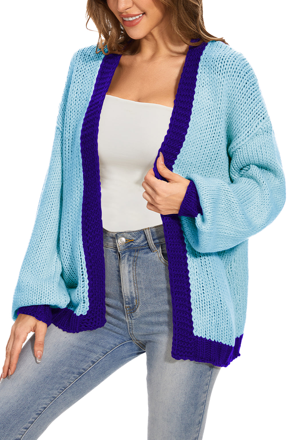 Cakulo Women's Oversized Chunky Knit Cardigan