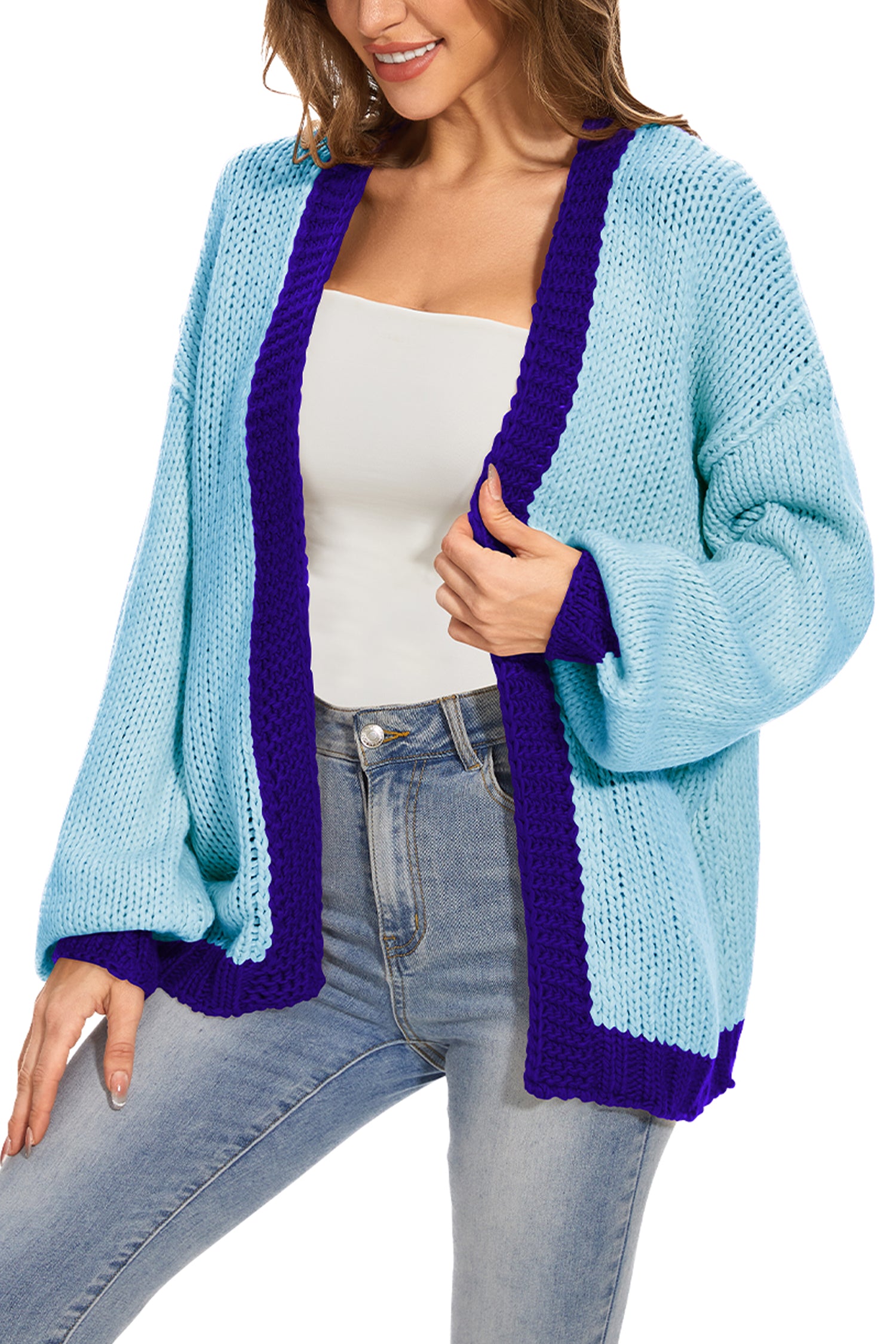 Cakulo Women's Oversized Chunky Knit Cardigan