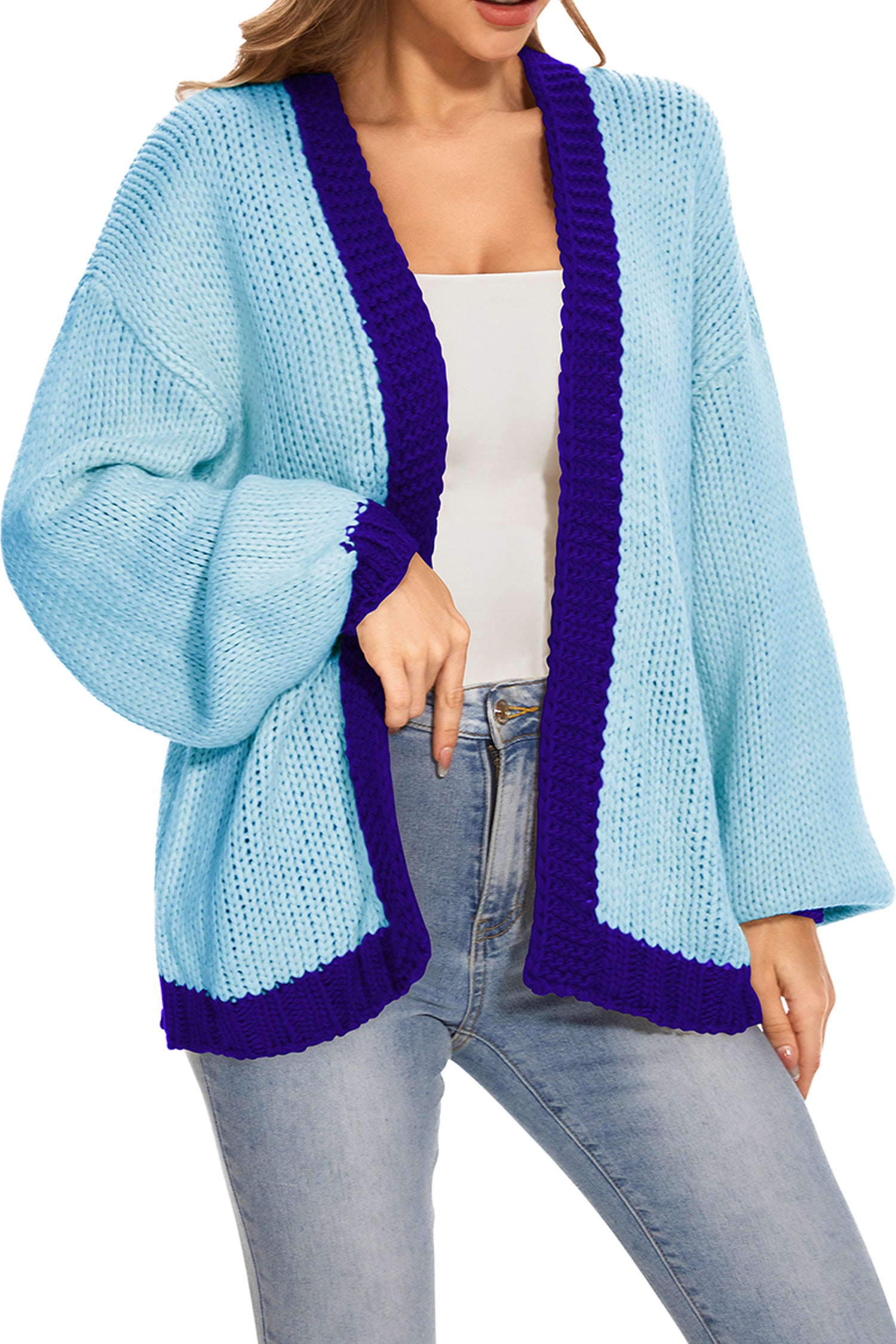Cakulo Women's Oversized Chunky Knit Cardigan
