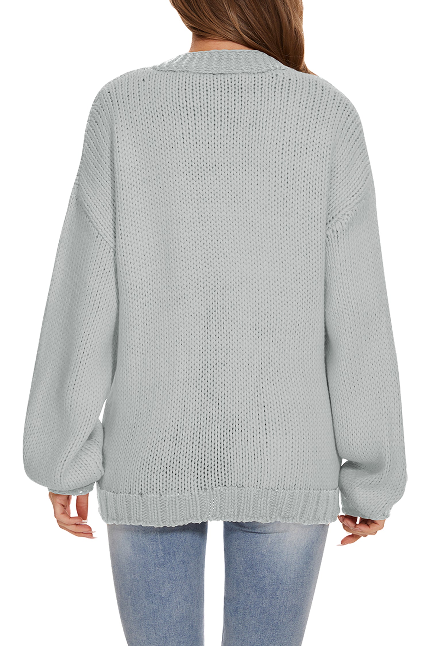 Cakulo Women's Oversized Chunky Knit Cardigan
