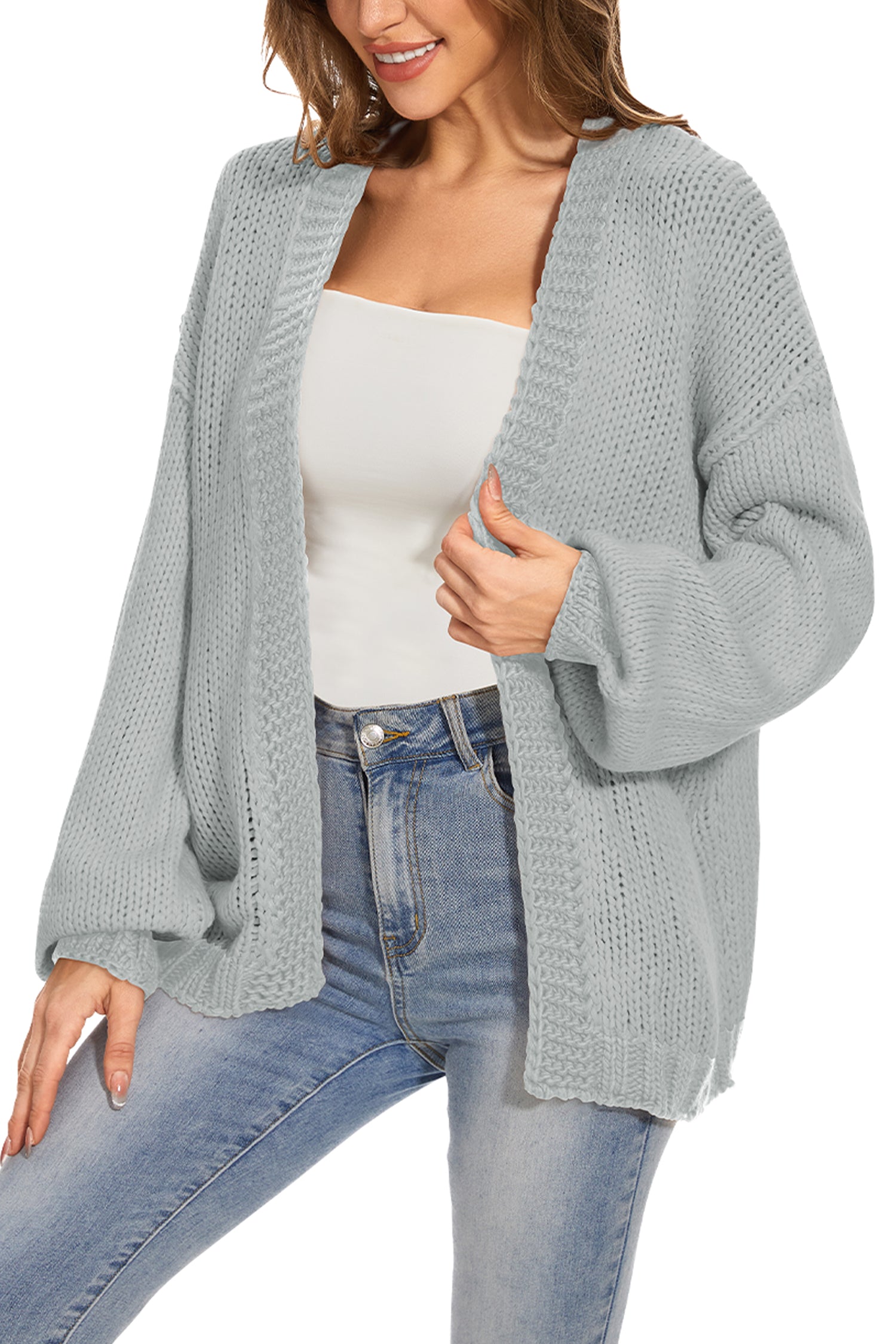 Cakulo Women's Oversized Chunky Knit Cardigan