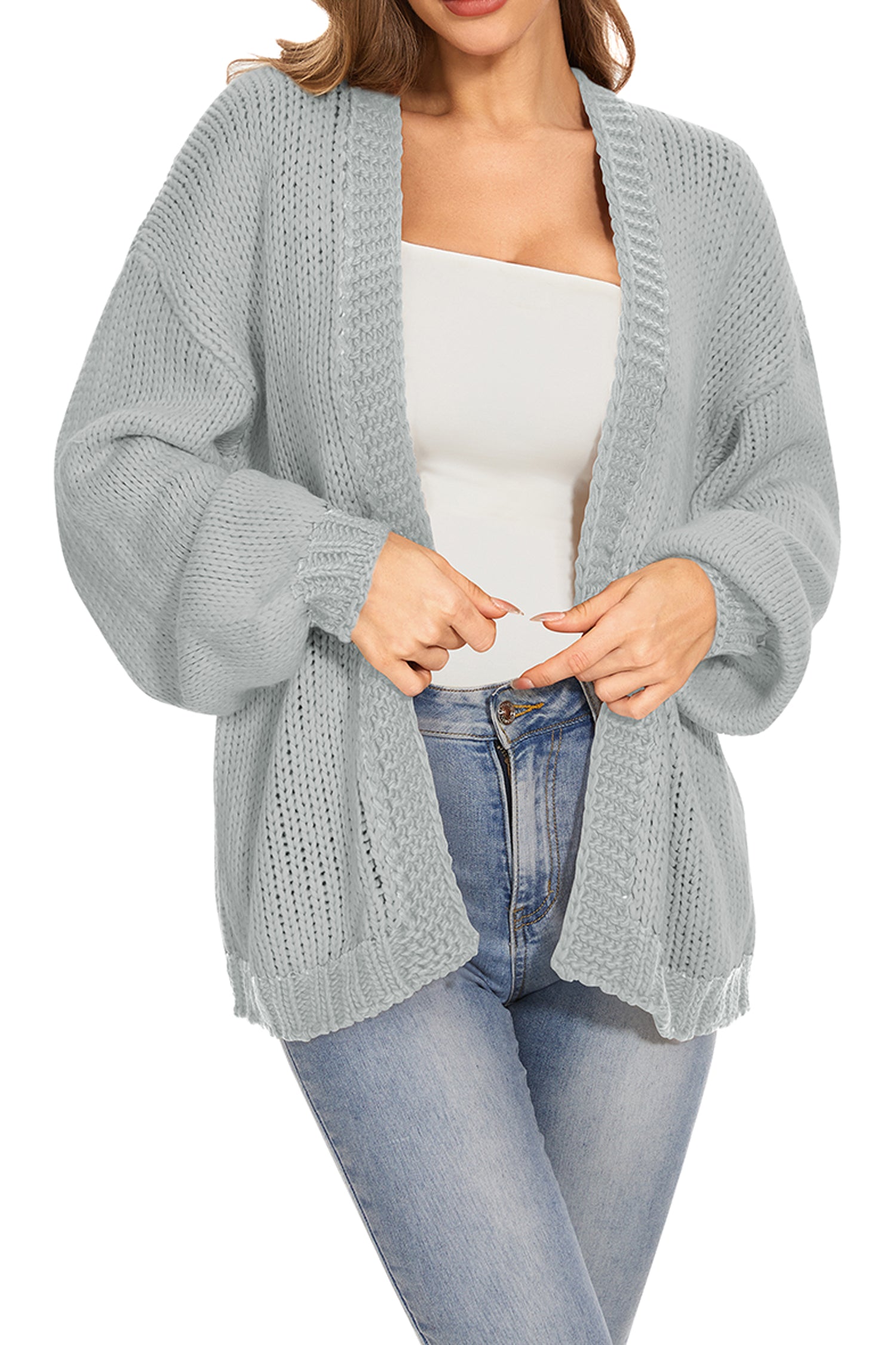 Cakulo Women's Oversized Chunky Knit Cardigan