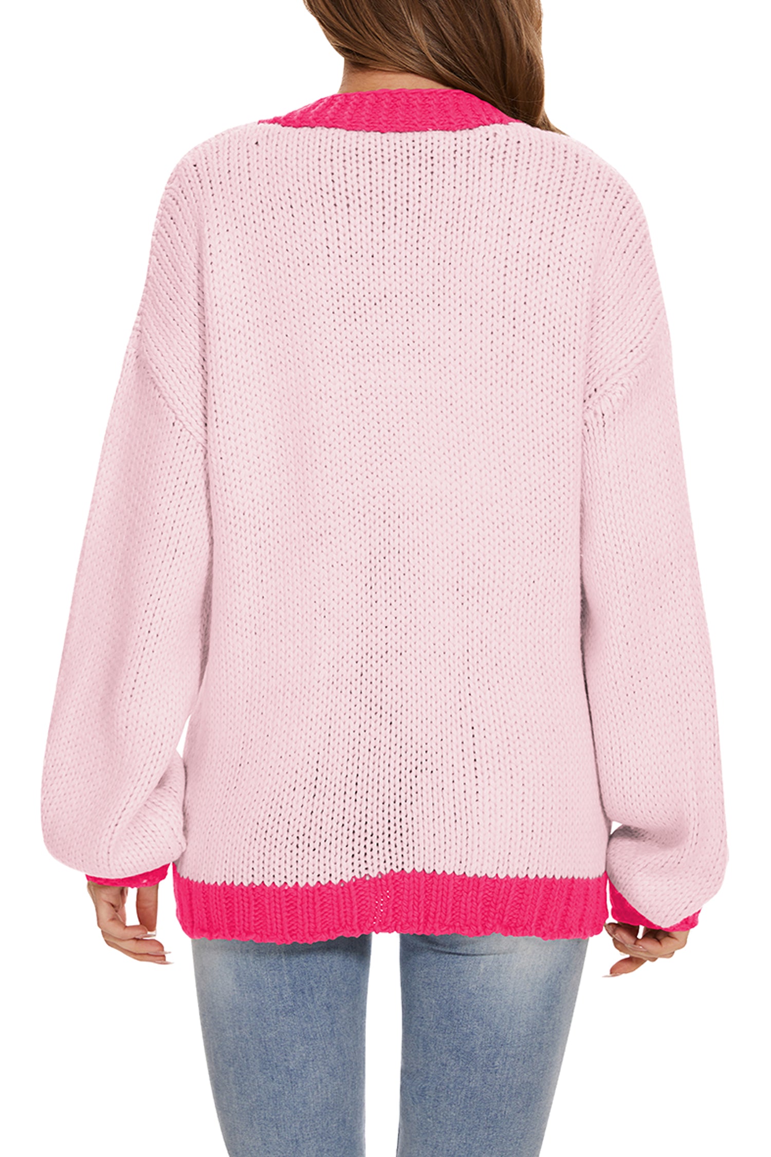 Cakulo Women's Oversized Chunky Knit Cardigan