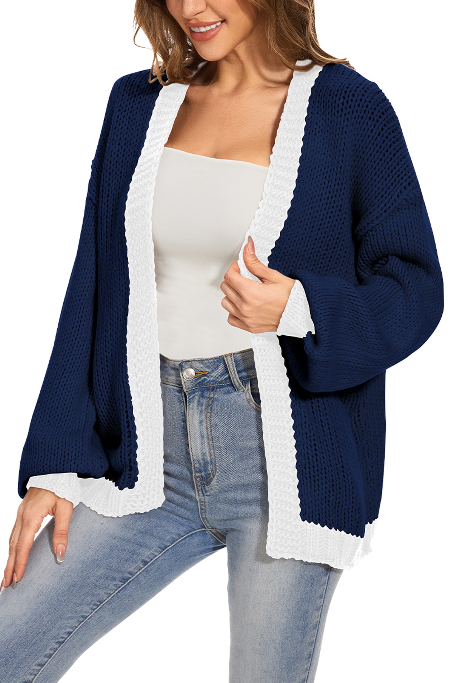 Cakulo Women's Oversized Chunky Knit Cardigan