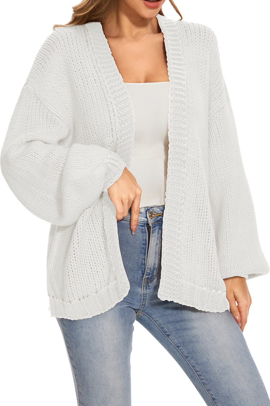 Cakulo Women's Oversized Chunky Knit Cardigan