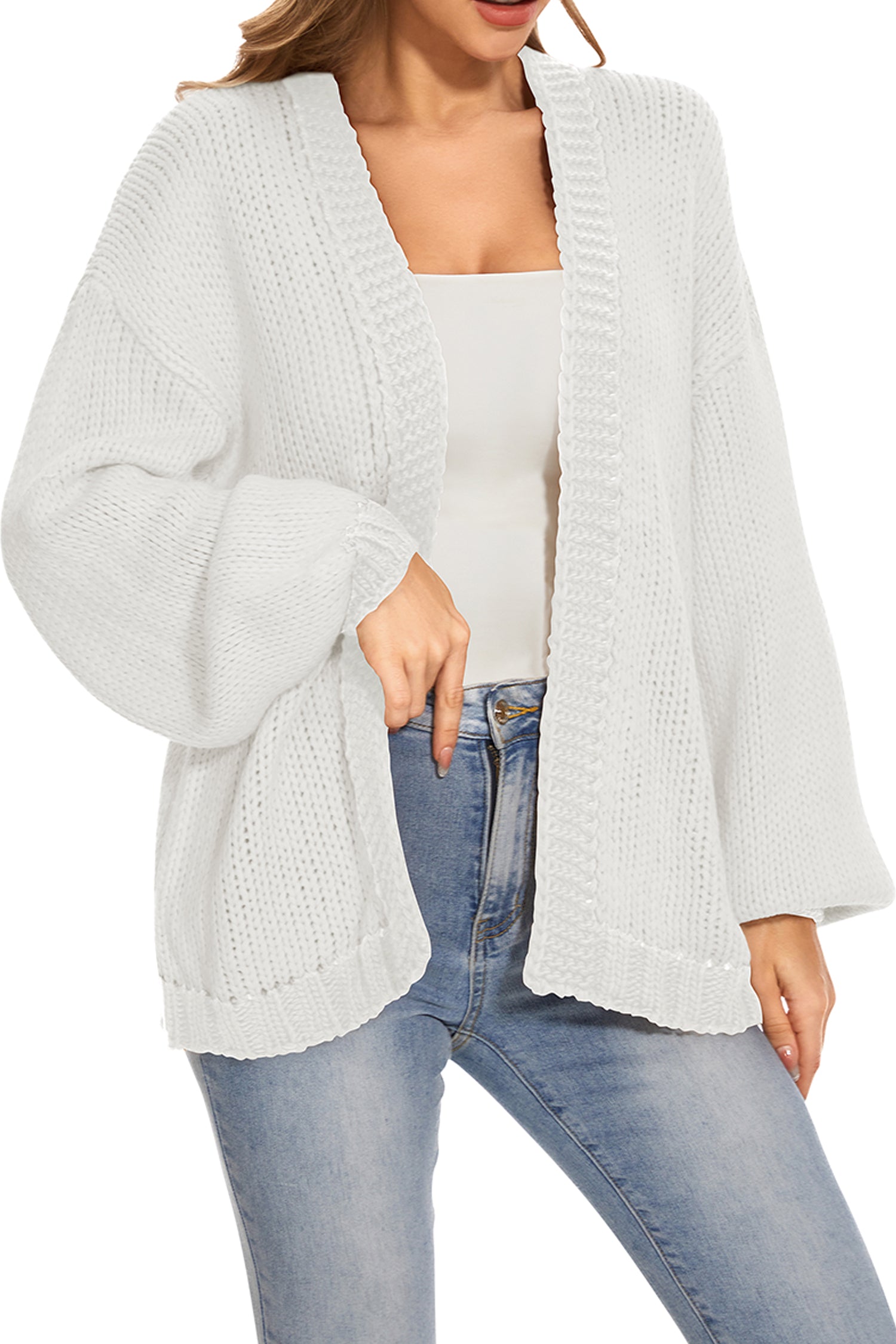 Cakulo Women's Oversized Chunky Knit Cardigan