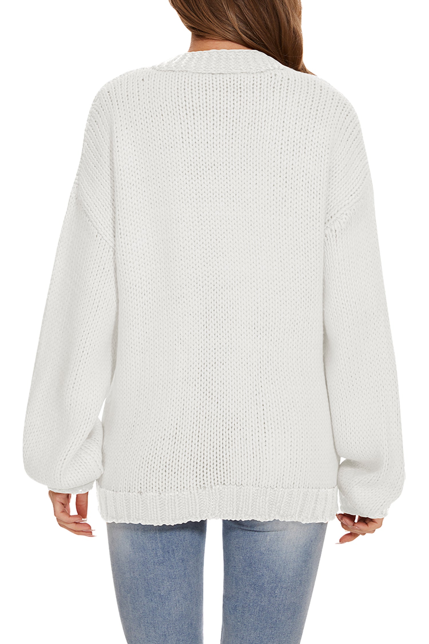 Cakulo Women's Oversized Chunky Knit Cardigan
