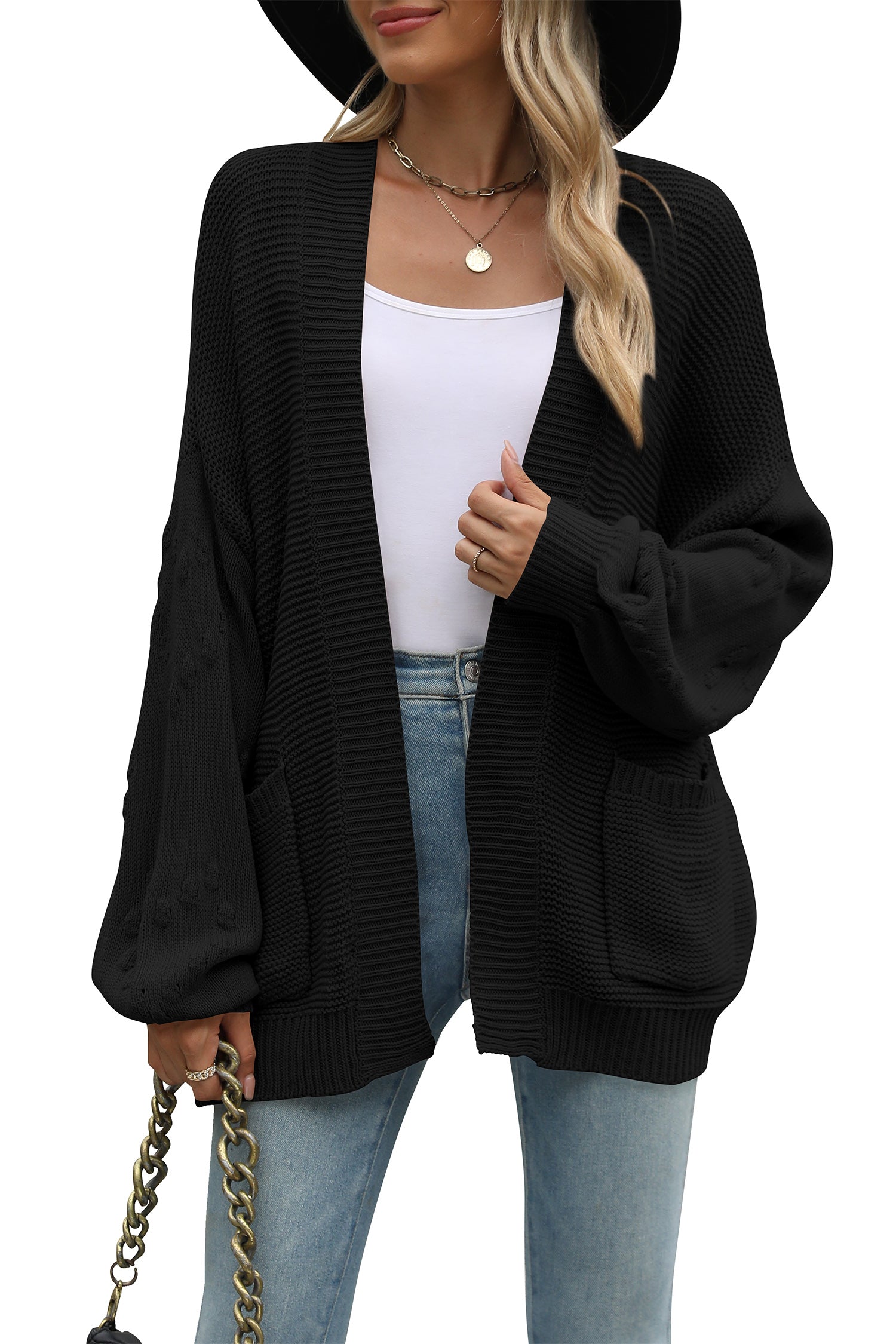 Cakulo Womens Oversized Chunky Cardigan Sweaters