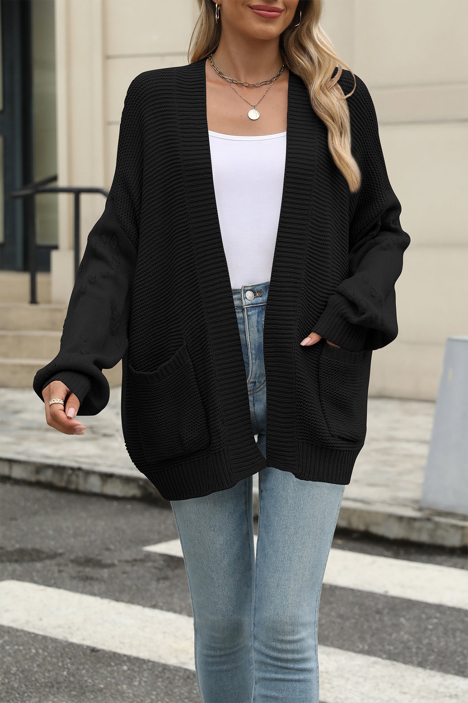 Cakulo Womens Oversized Chunky Cardigan Sweaters