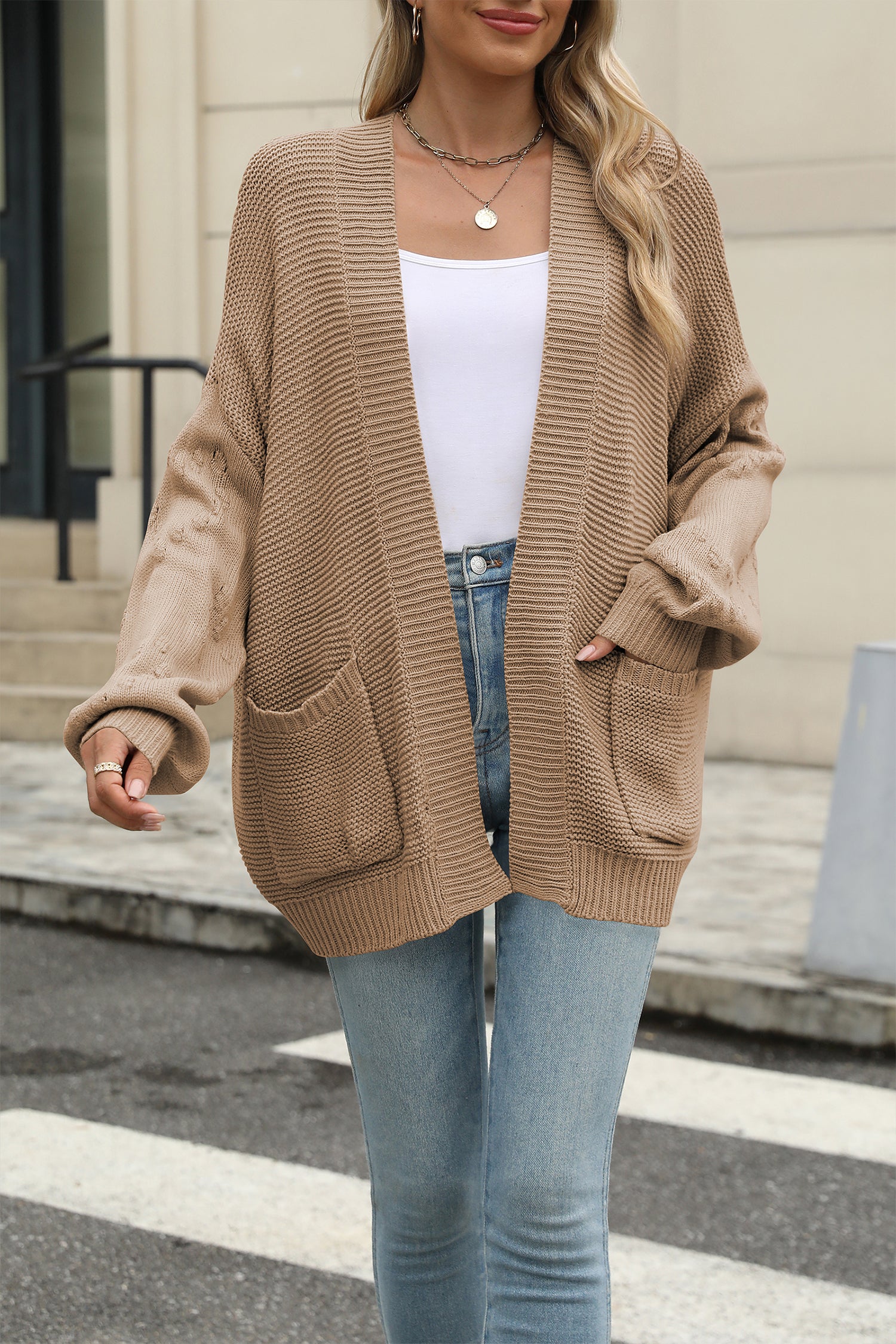 Cakulo Womens Oversized Chunky Cardigan Sweaters