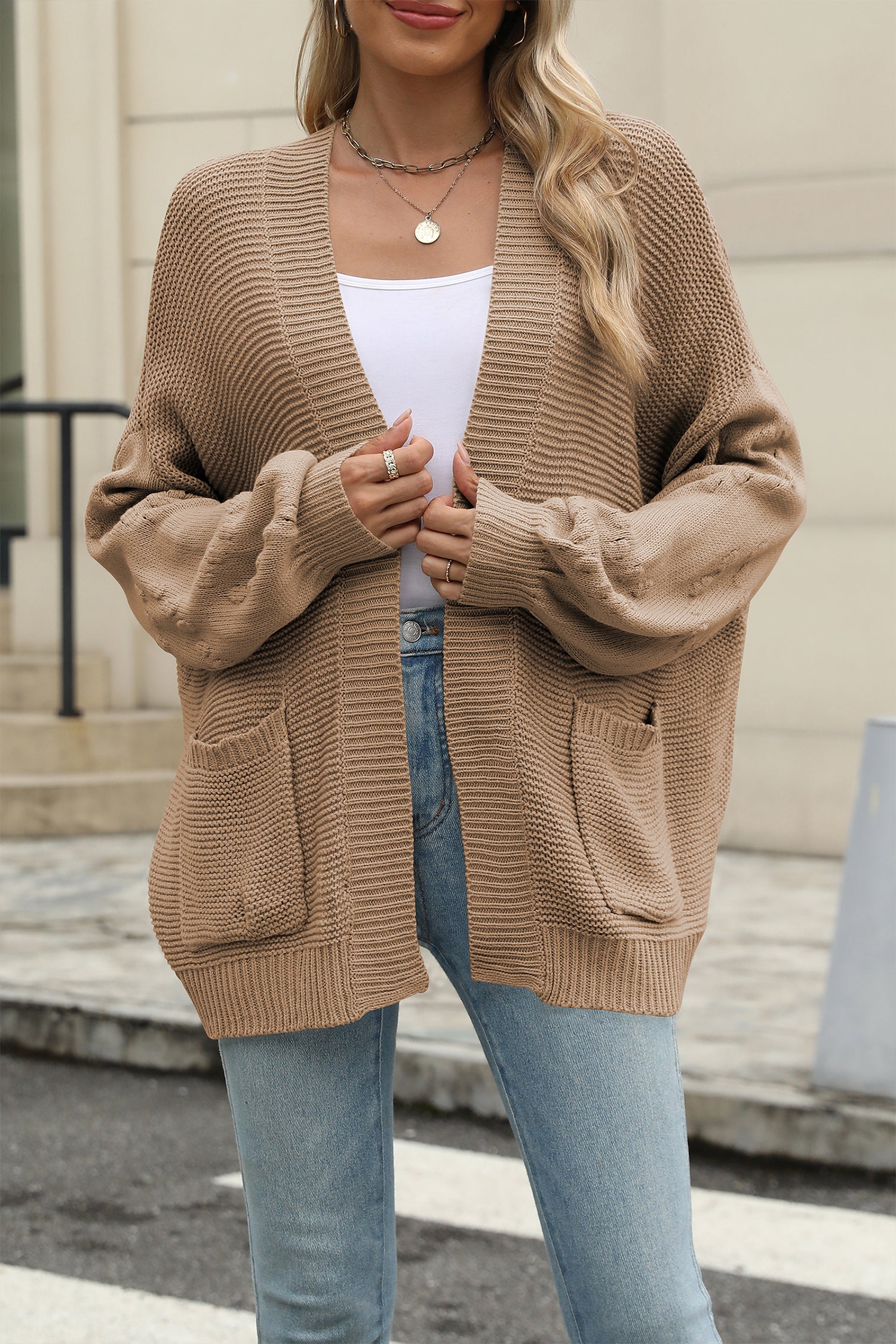 Cakulo Womens Oversized Chunky Cardigan Sweaters