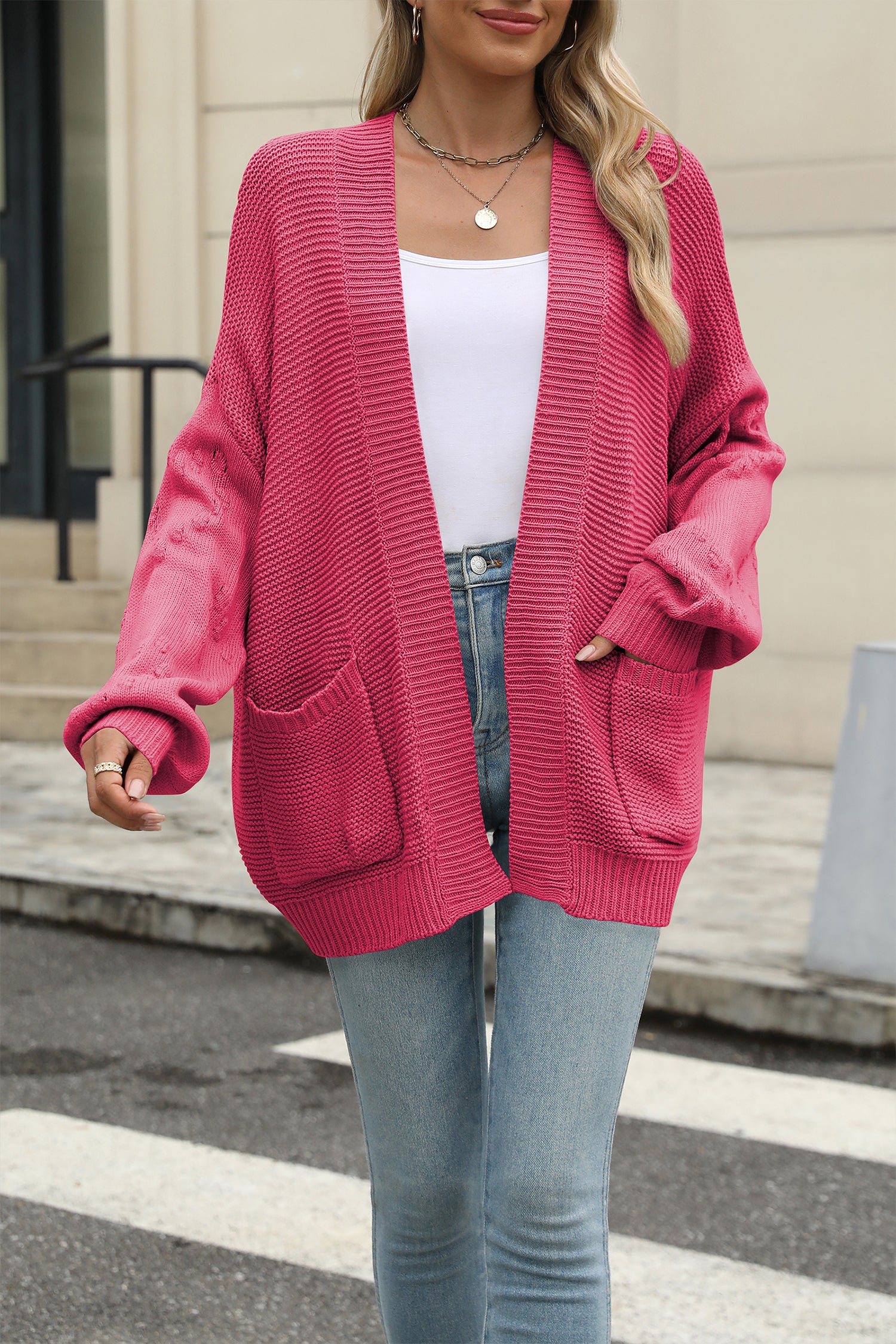 Cakulo Womens Oversized Chunky Cardigan Sweaters