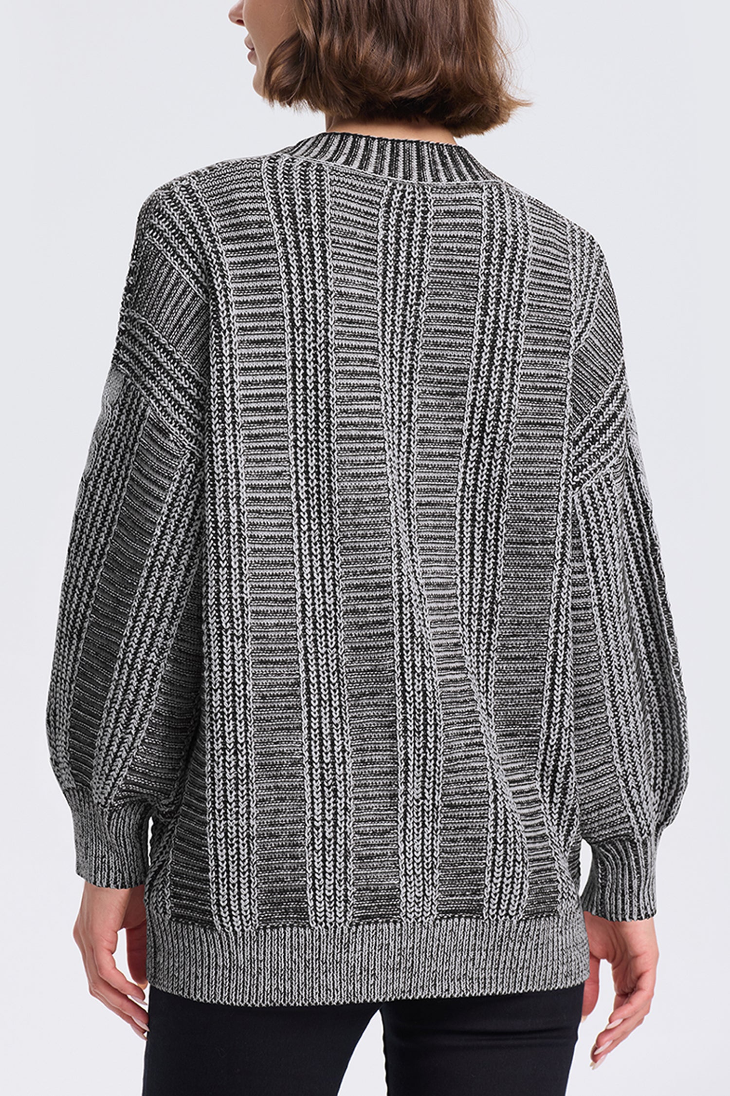 Cakulo Women's Chunky Cable Knit Cardigan