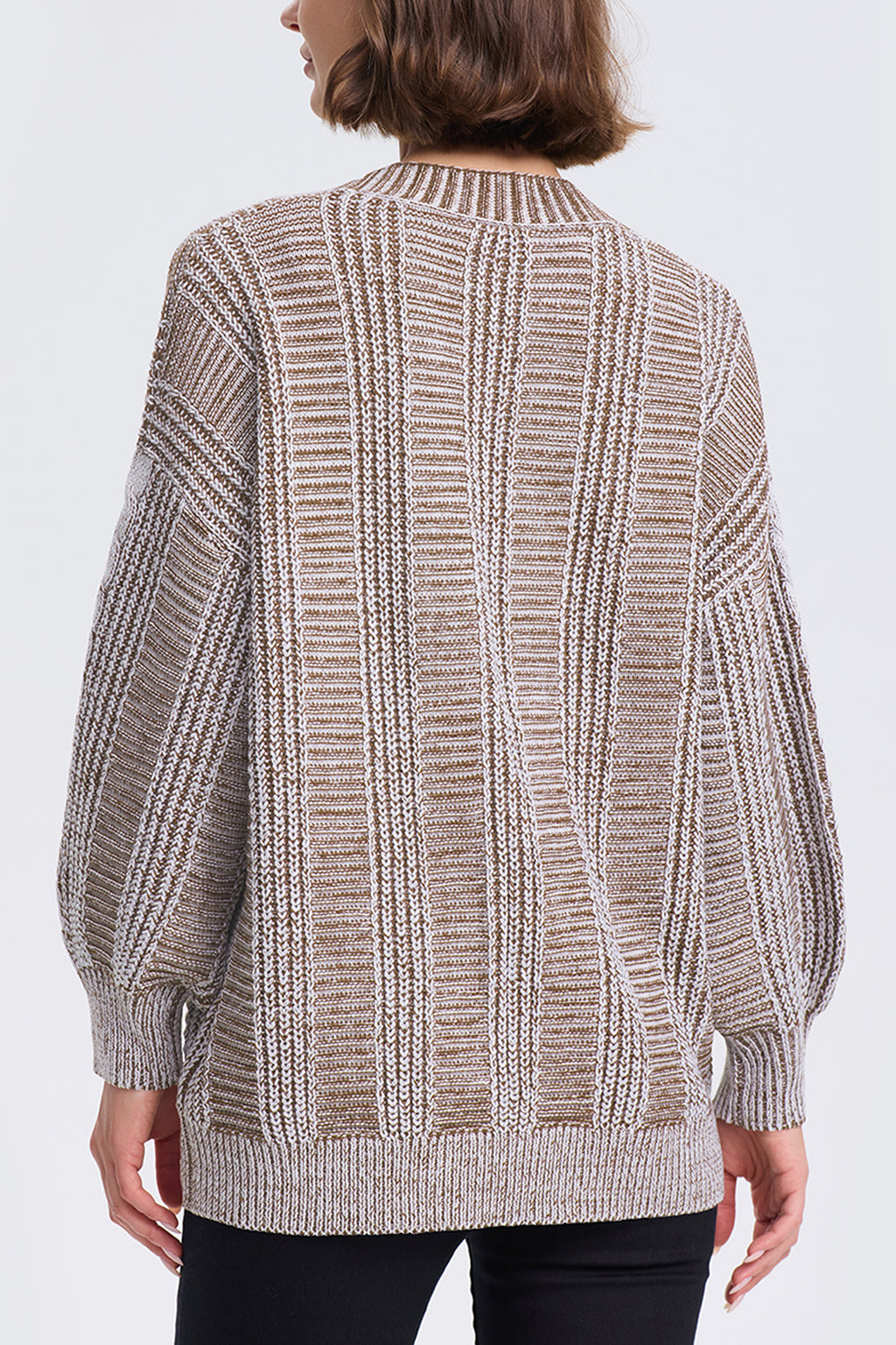 Cakulo Women's Chunky Cable Knit Cardigan