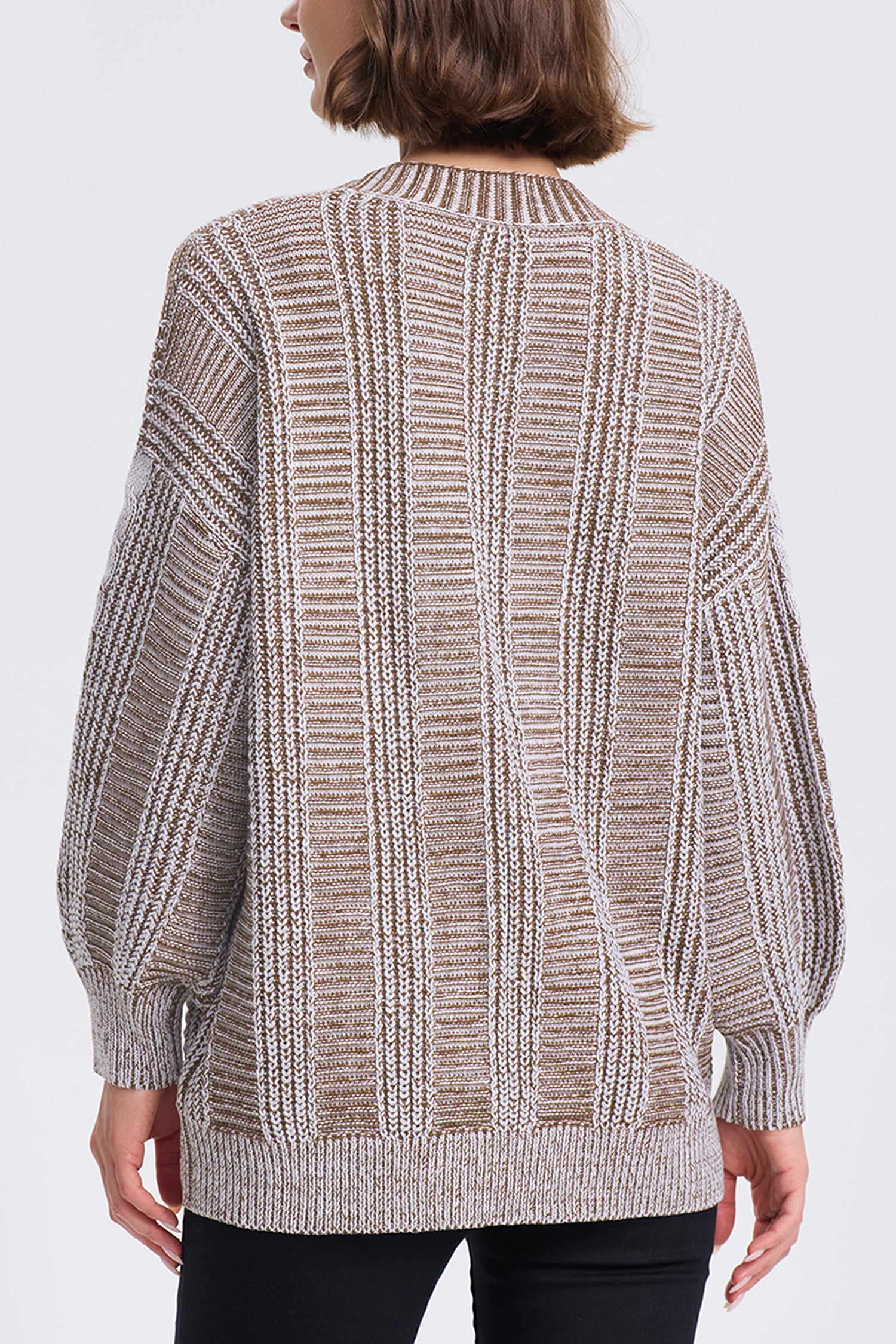Cakulo Women's Chunky Cable Knit Cardigan