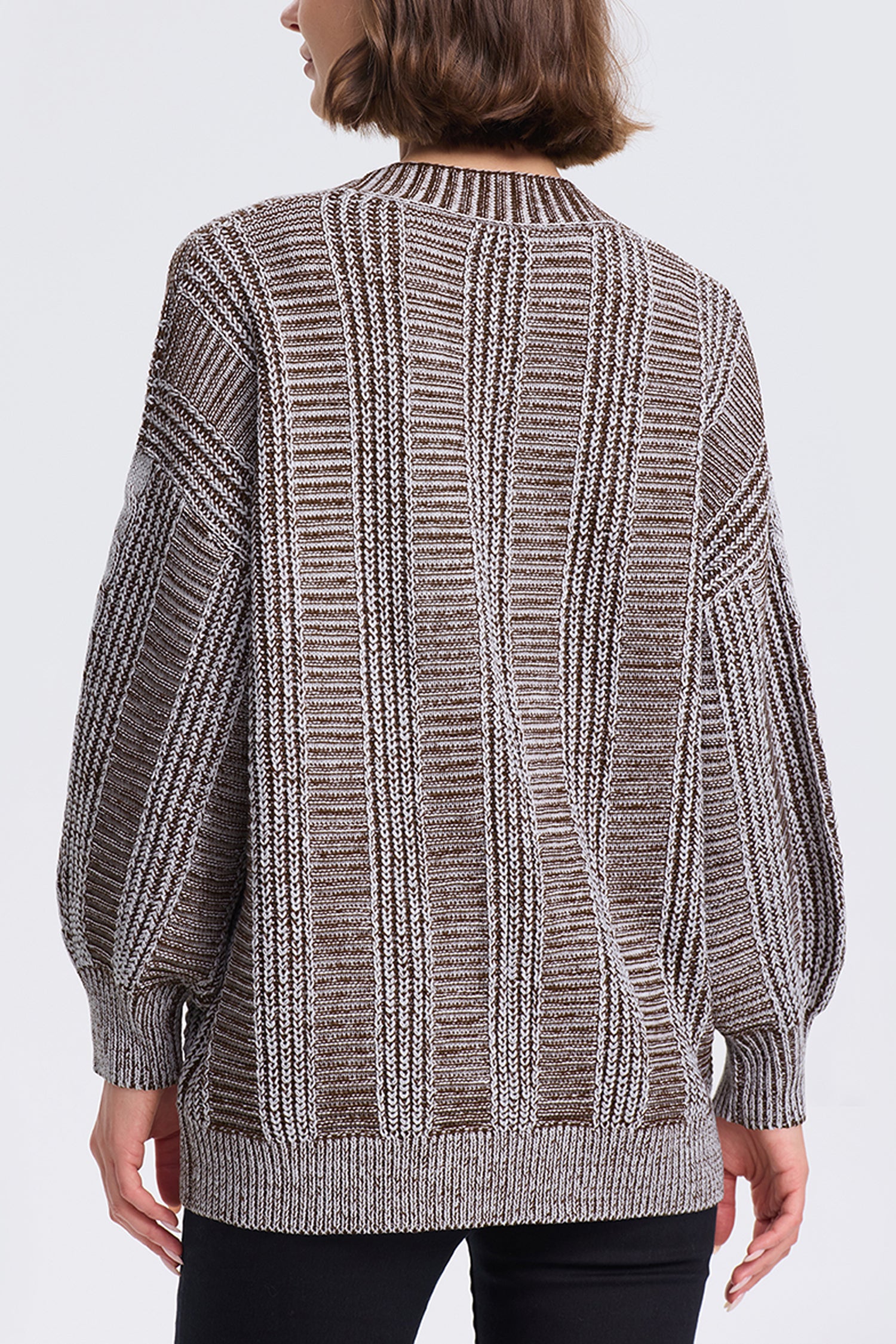 Cakulo Women's Chunky Cable Knit Cardigan