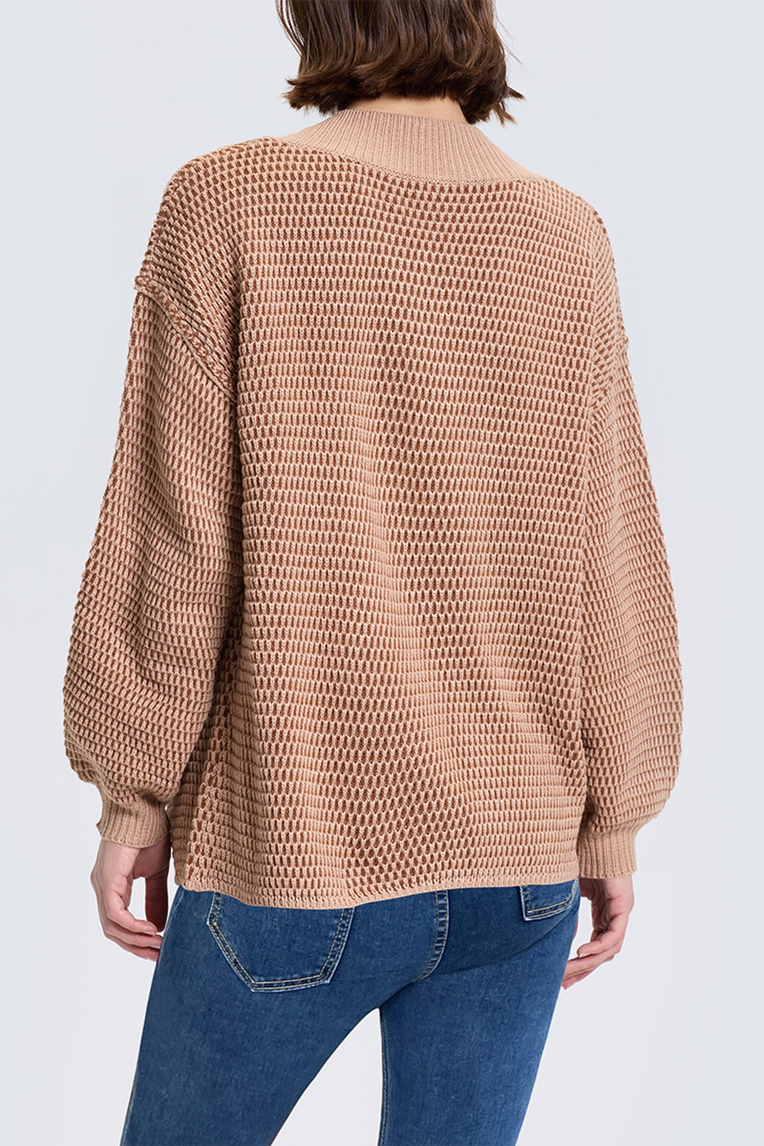 Cakulo Women's Oversized V-Neck Fall Sweater
