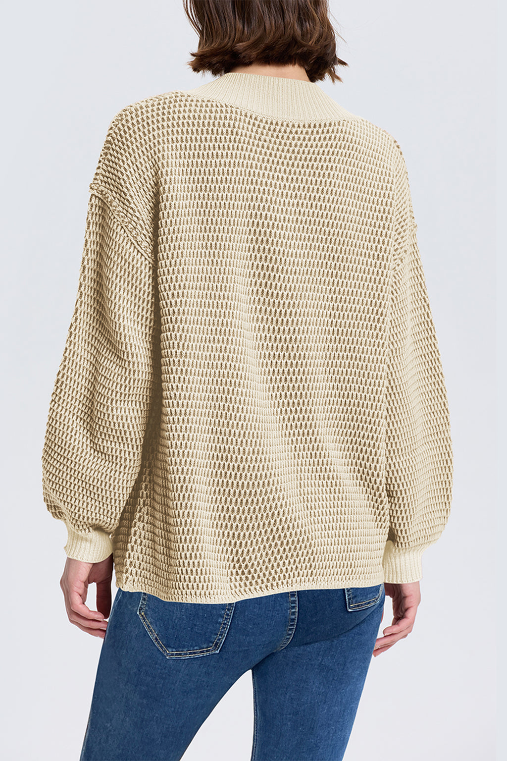 Cakulo Women's Oversized V-Neck Fall Sweater